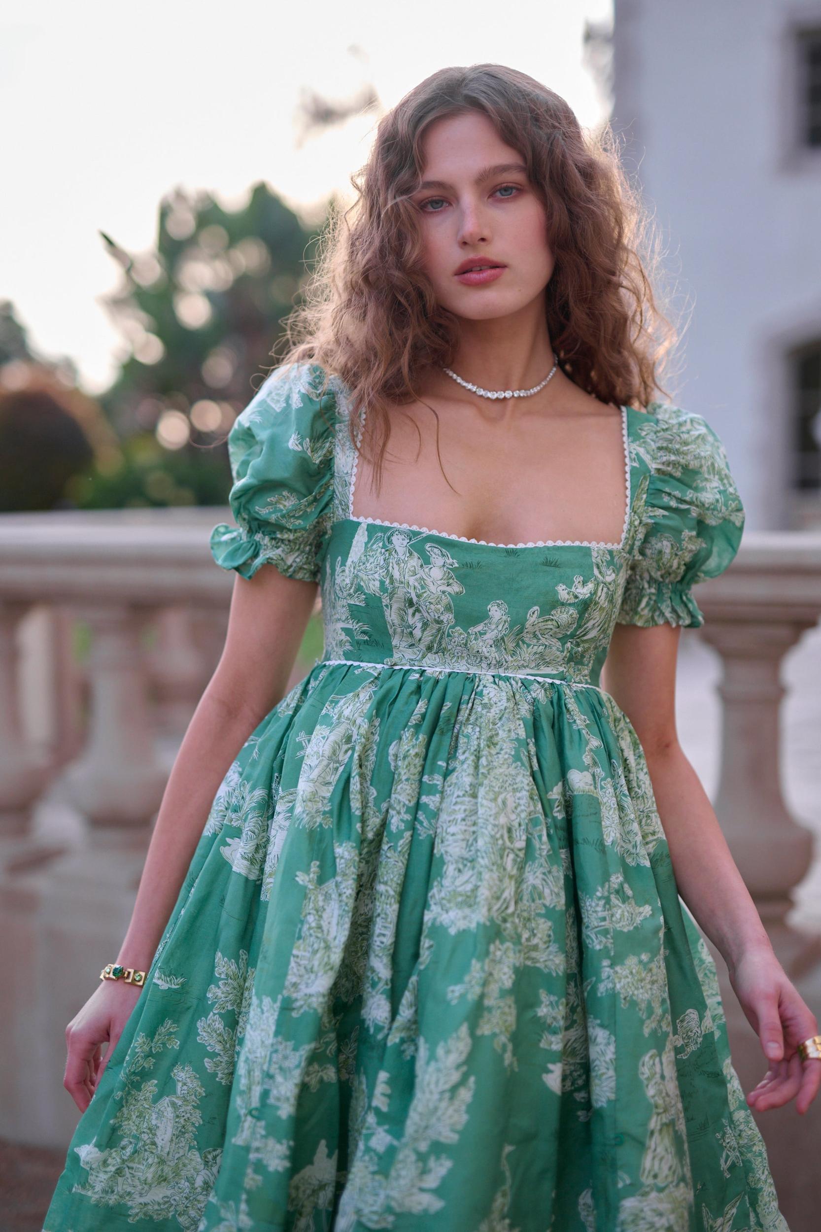 The Cedar Toile Love Story Dress Product Image