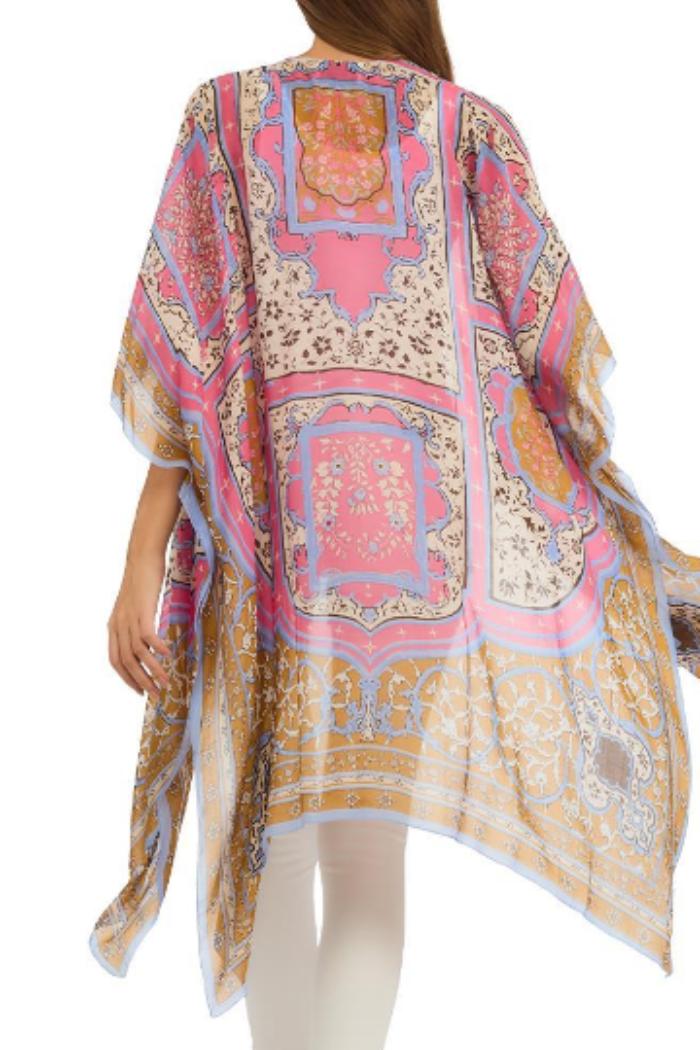 Viscose/Modal Long Kimono Product Image