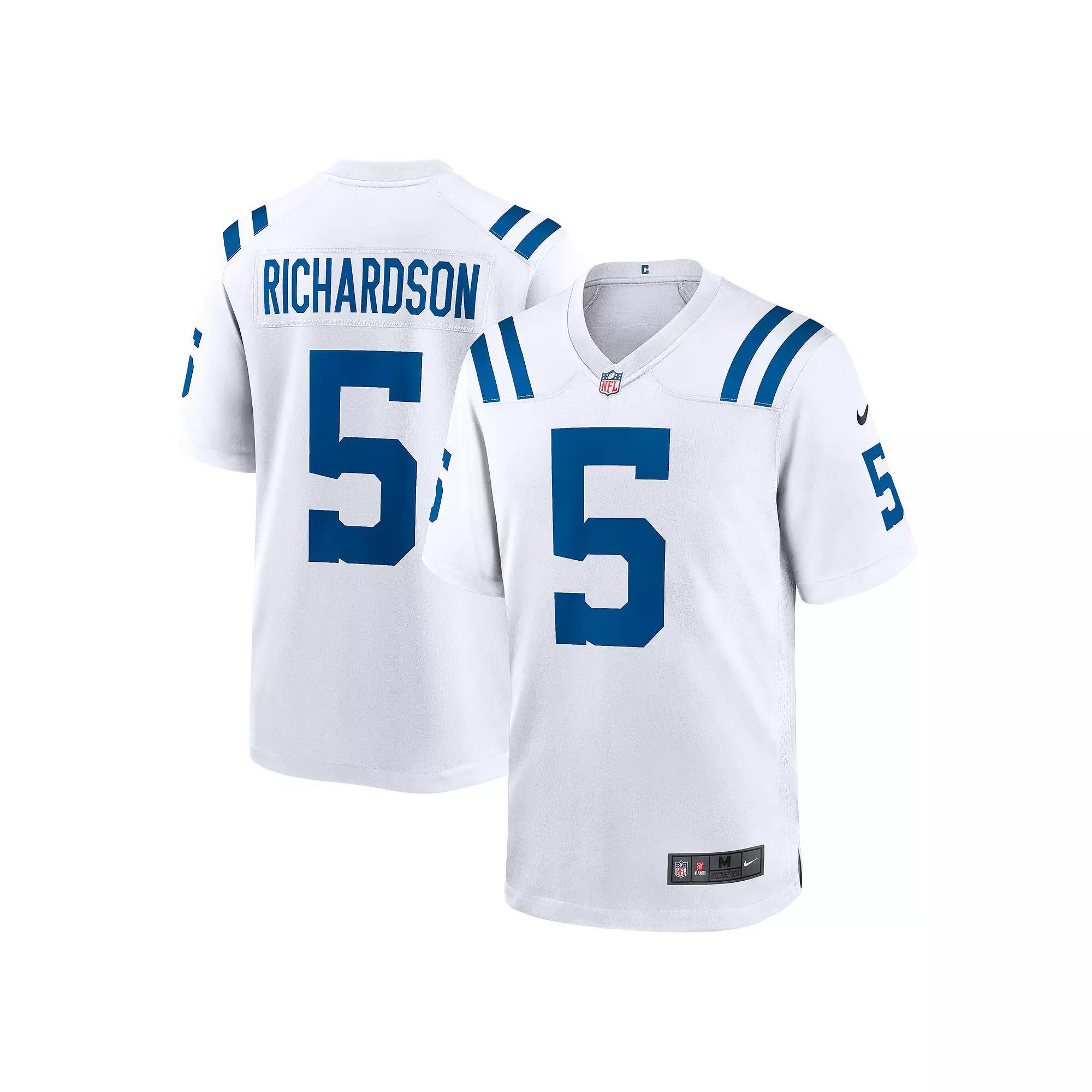 Men's Nike Anthony Richardson White Indianapolis Colts 2023 NFL Draft First Round Pick Game Jersey,  Product Image