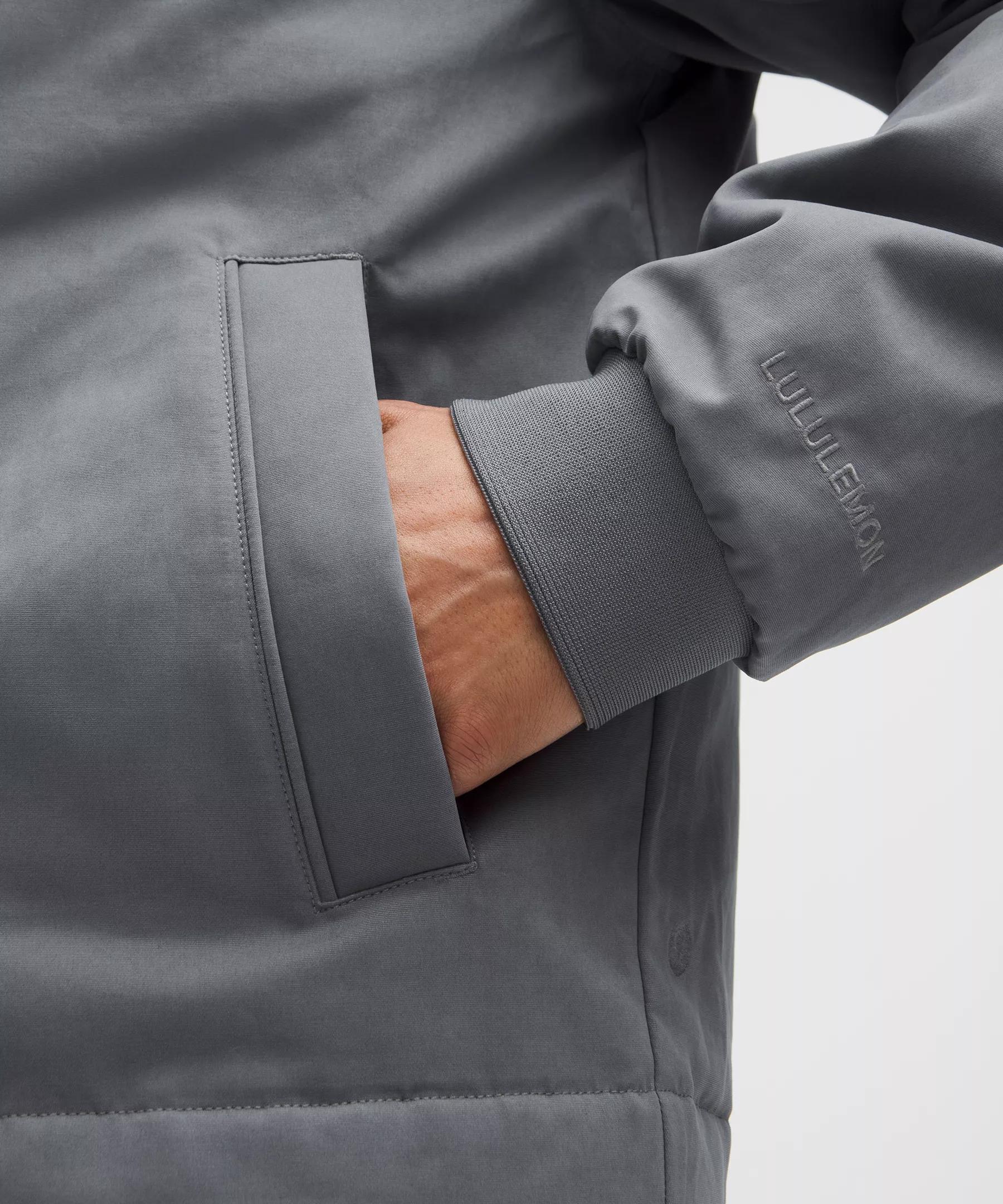 Insulated Cotton-Blend Bomber Jacket Product Image