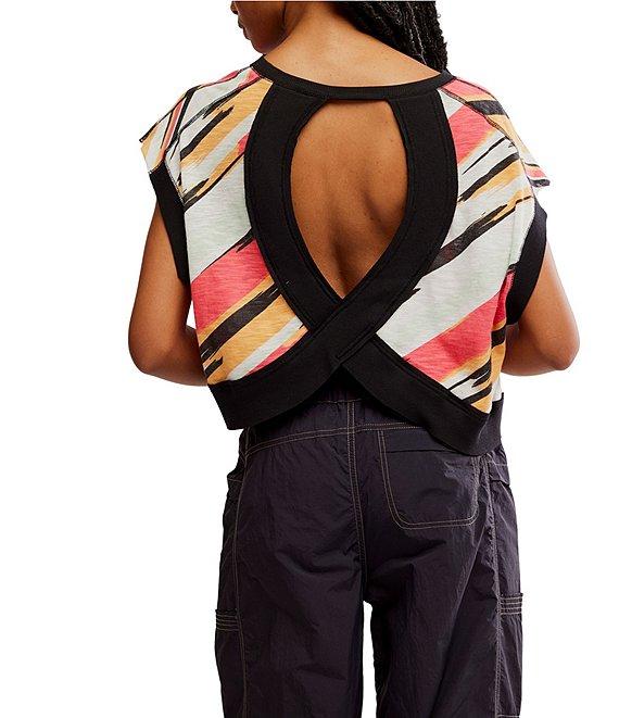 FP Movement Multi Print Crew Neck Short Sleeve My Time Tee Product Image