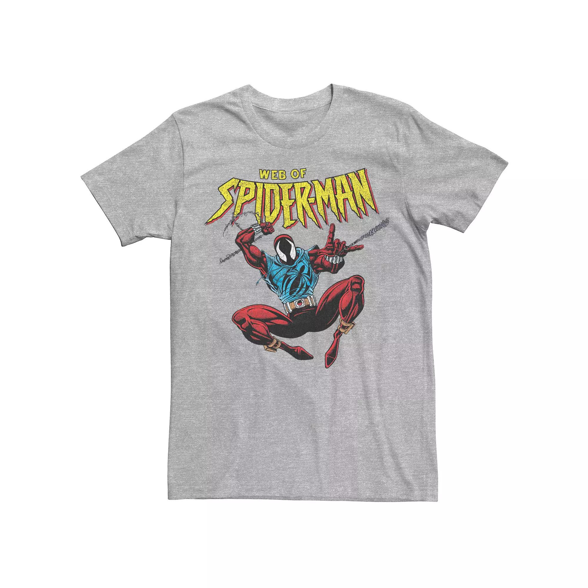 Men's Marvel Spider-Man Web Of Spider-Man Portrait Tee,  Product Image