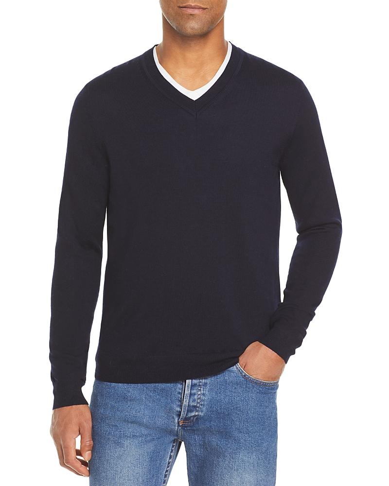 The Mens Store at Bloomingdales V-Neck Merino Sweater - Exclusive Product Image