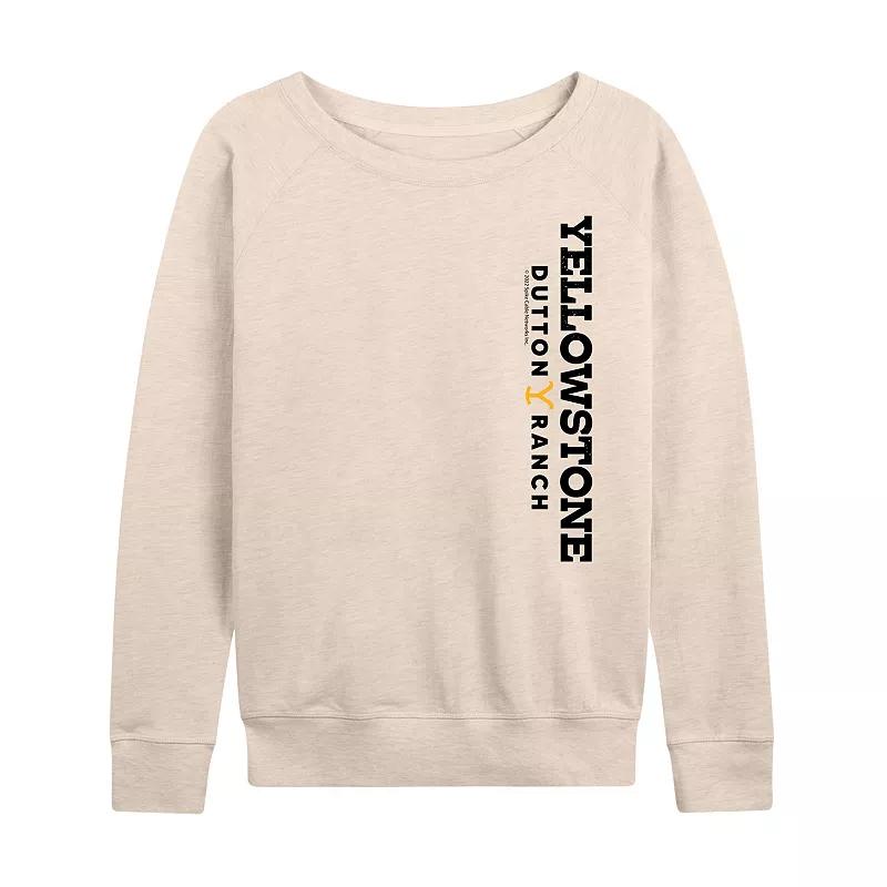Women's Yellowstone Dutton Ranch French Terry Long Sleeve Tee, Girl's,  Product Image