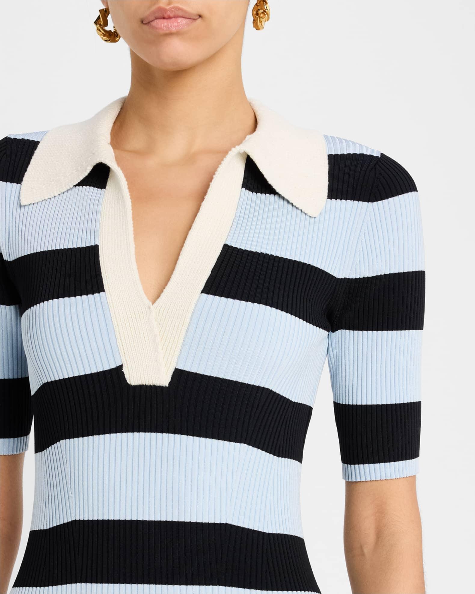 Darcy Stripe Bodycon Midi Dress Product Image