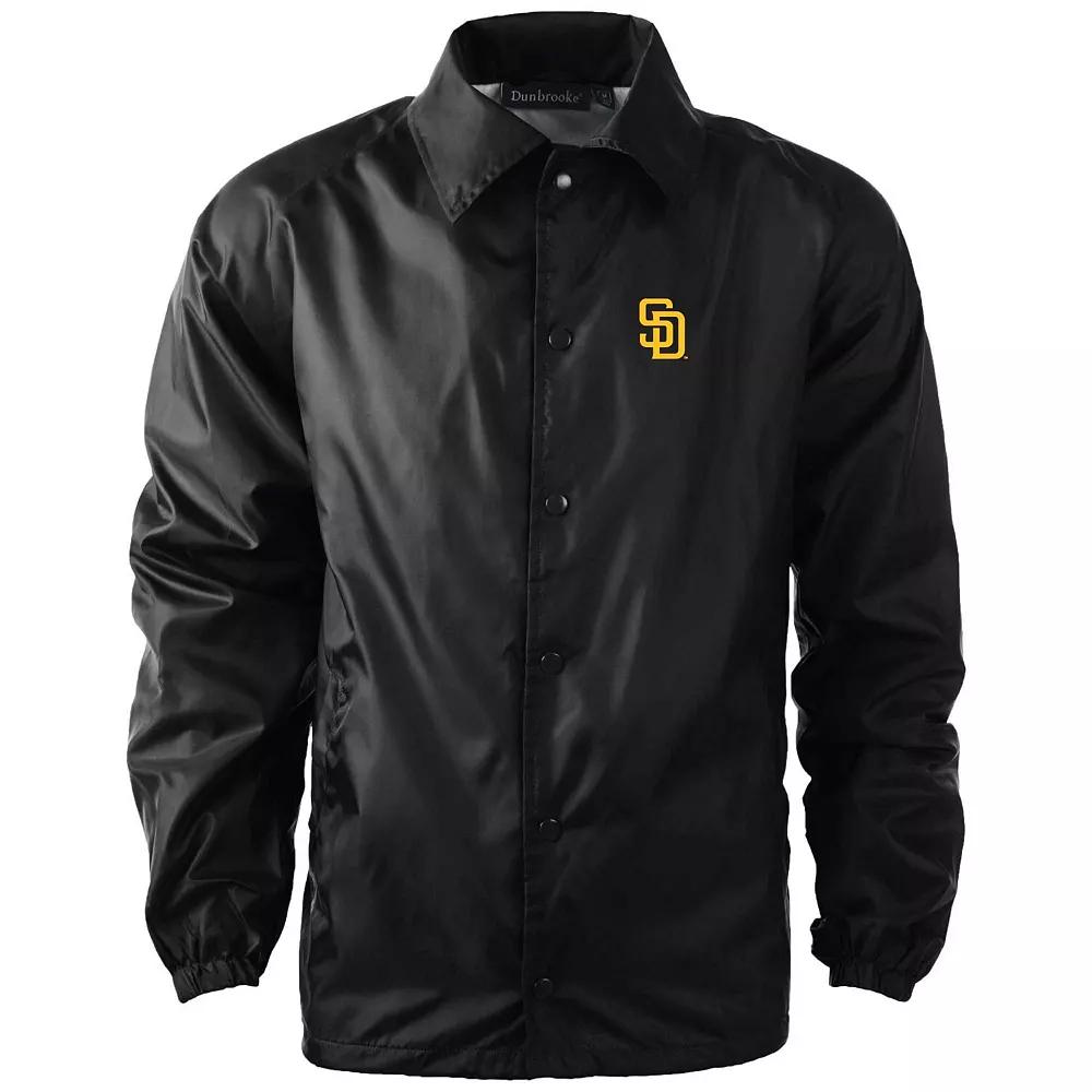 Men's Black Pittsburgh Steelers Coaches Classic Raglan Full-Snap Windbreaker Jacket,  Product Image