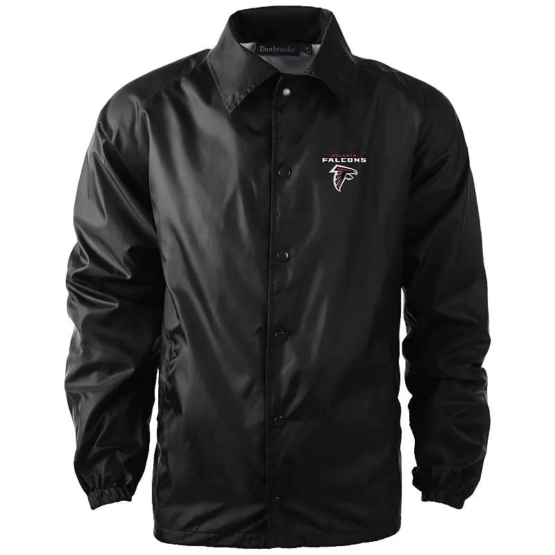 Men's Dunbrooke Black Pittsburgh Pirates Coach's Raglan Full-Snap Windbreaker Jacket,  Product Image