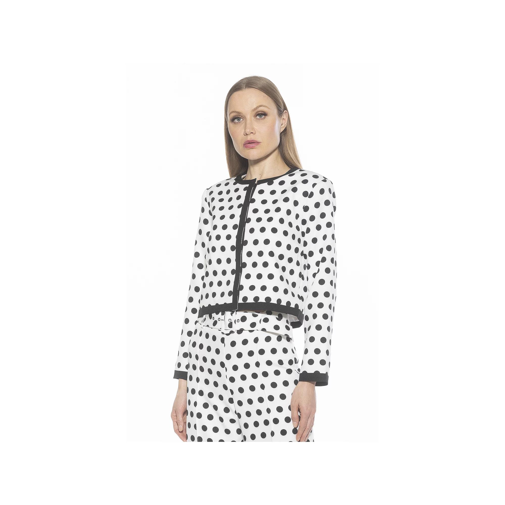 Women's ALEXIA ADMOR Rose Crewneck 3/4” Sleeve Jacket,  Product Image