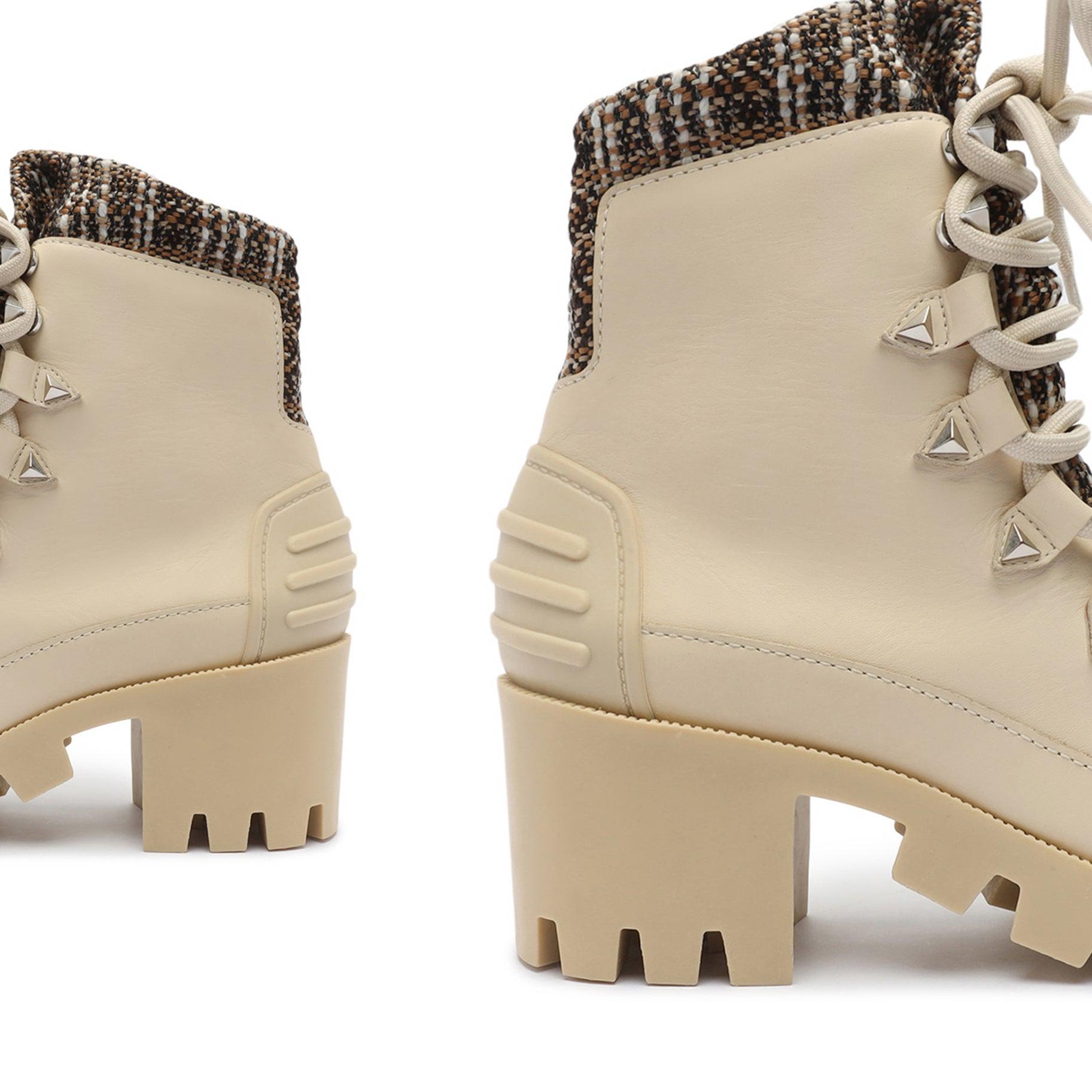 Jan Tweed Leather Bootie Product Image