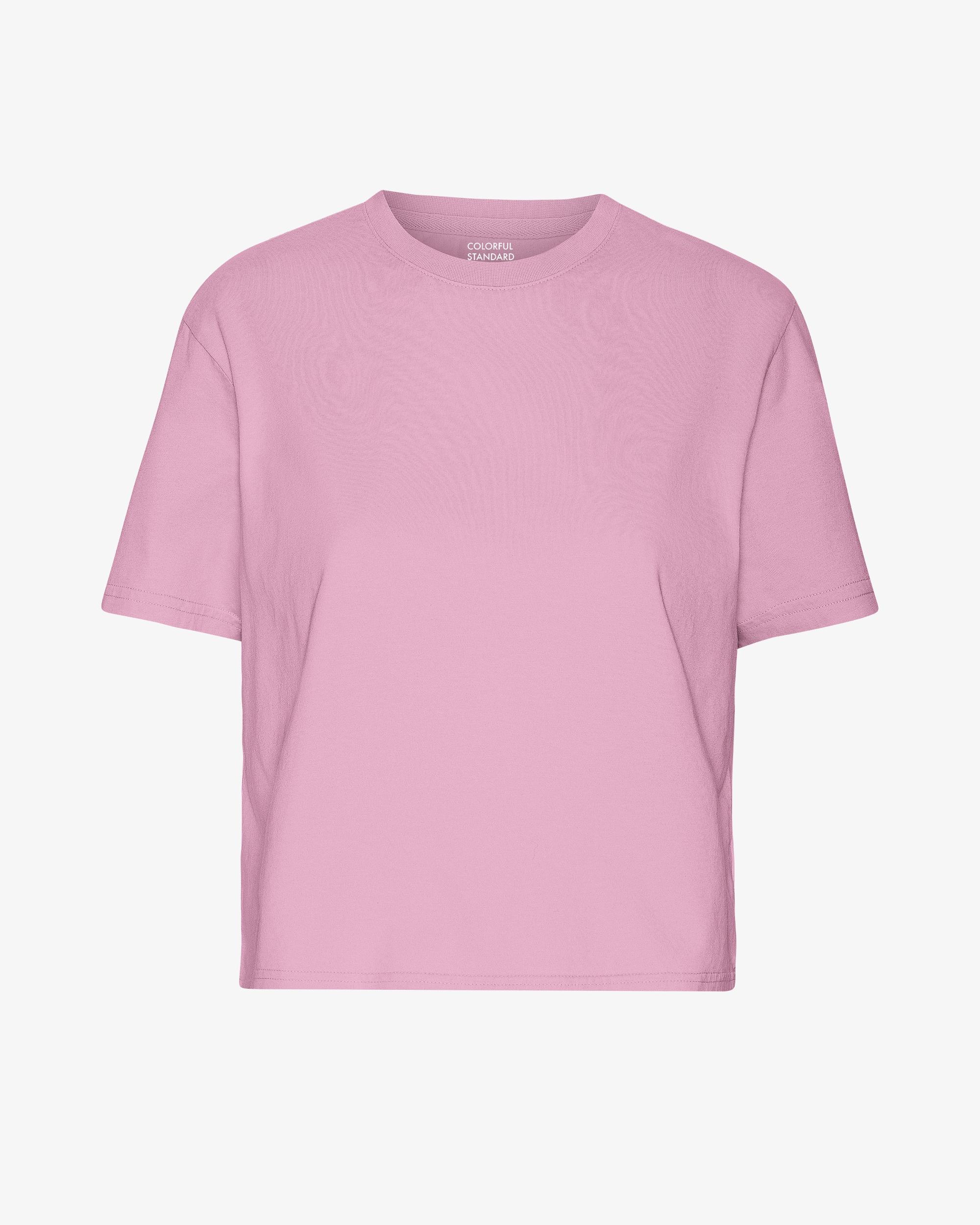 Organic Boxy Crop Tee - Cherry Blossom Product Image