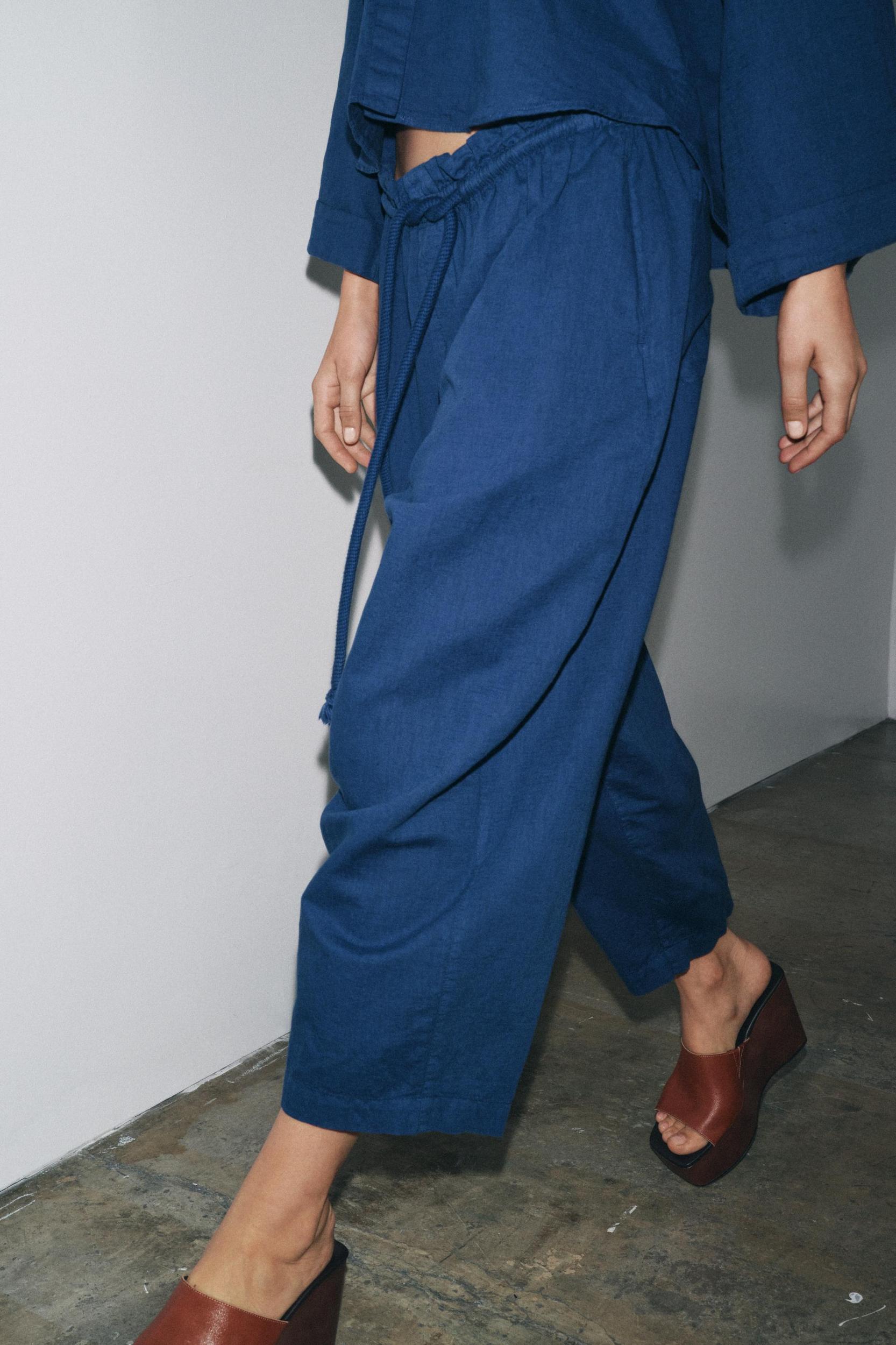 ZW COLLECTION LINEN PANTS Product Image