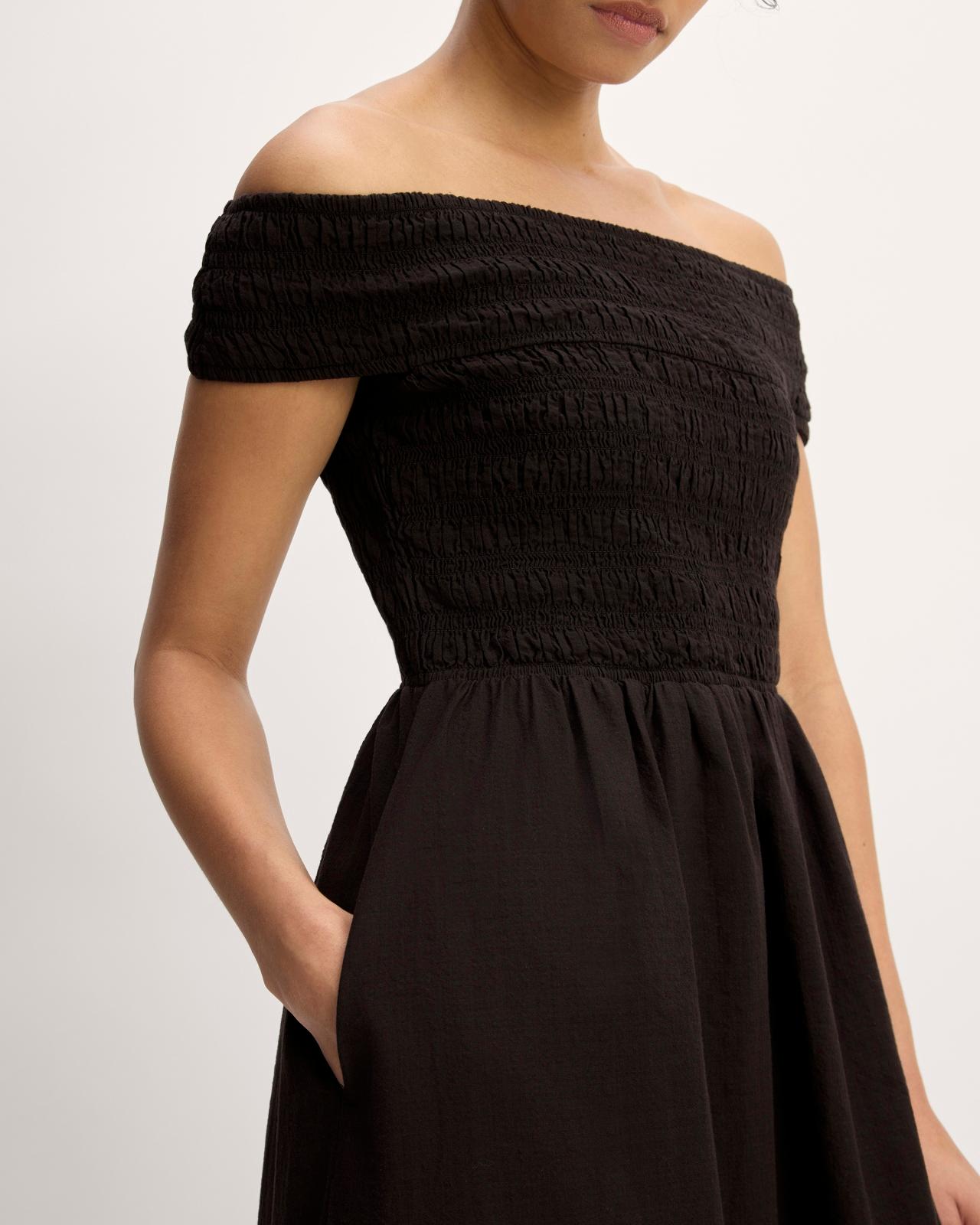 Womens Gauze Off-the-Shoulder Dress by Everlane Product Image