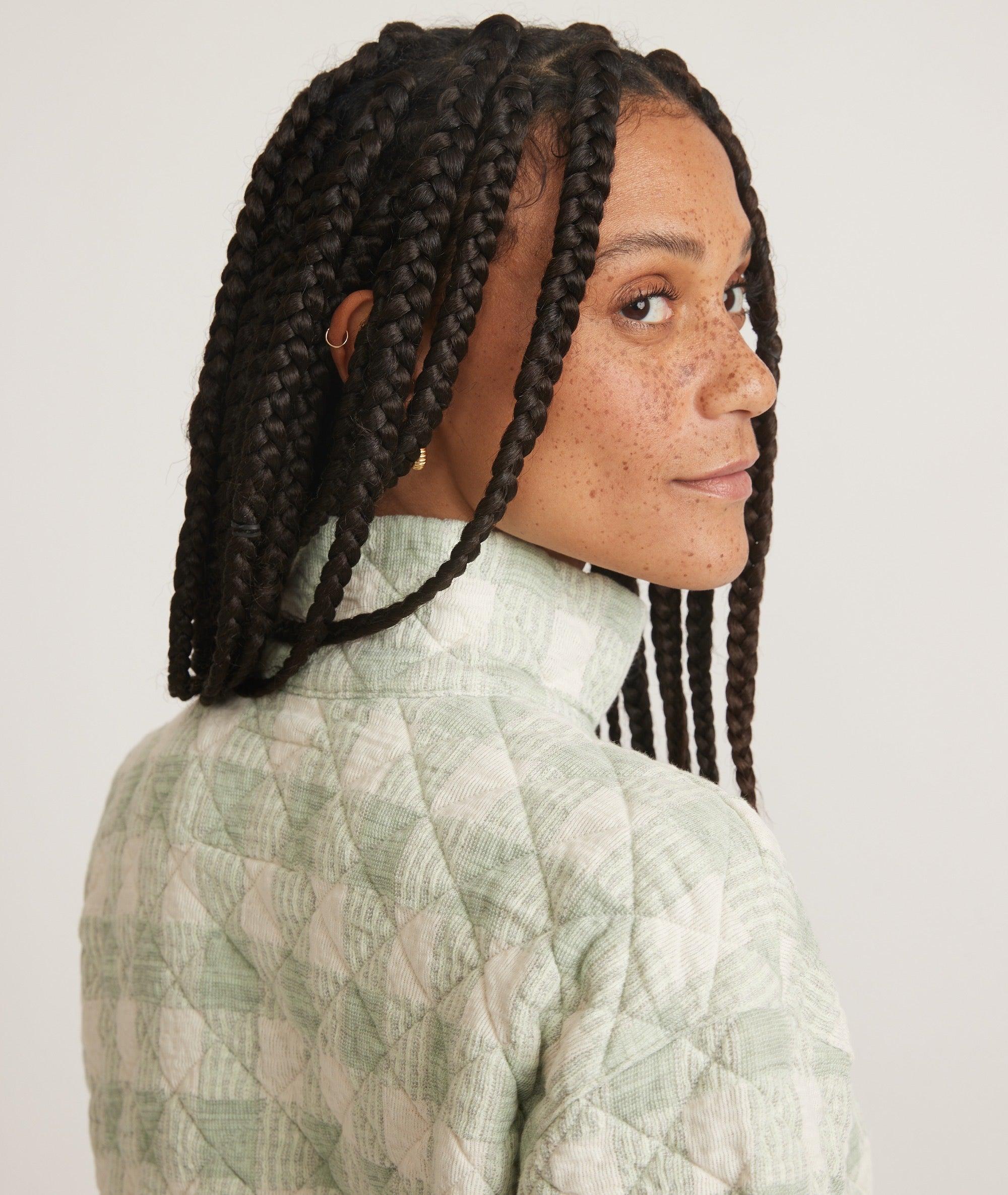 Iris Quilted Pullover Product Image