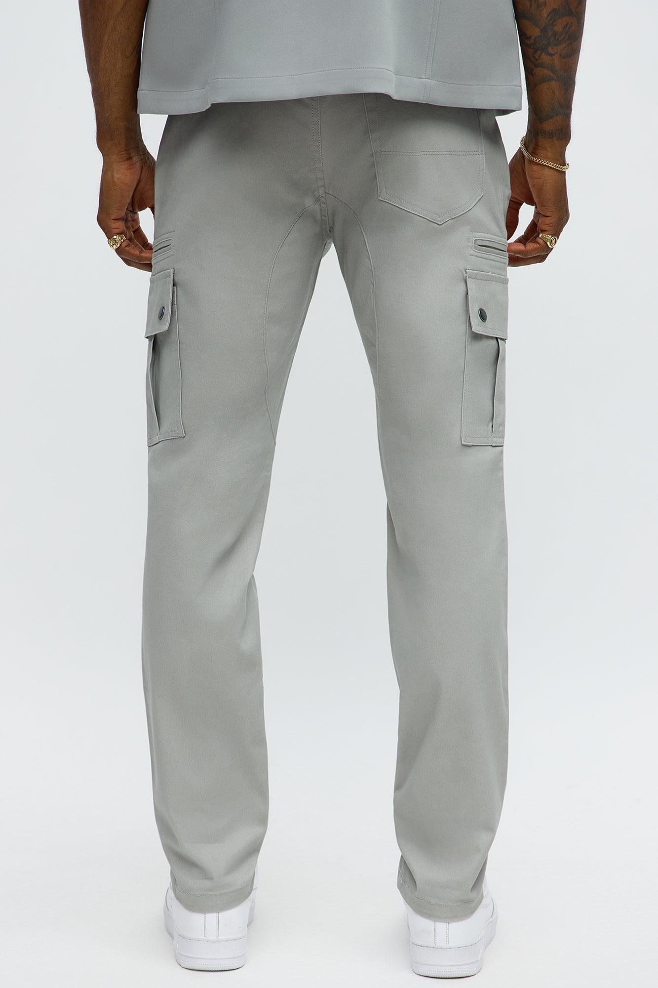 Skinny Striker Cargo Pants - Grey Male Product Image