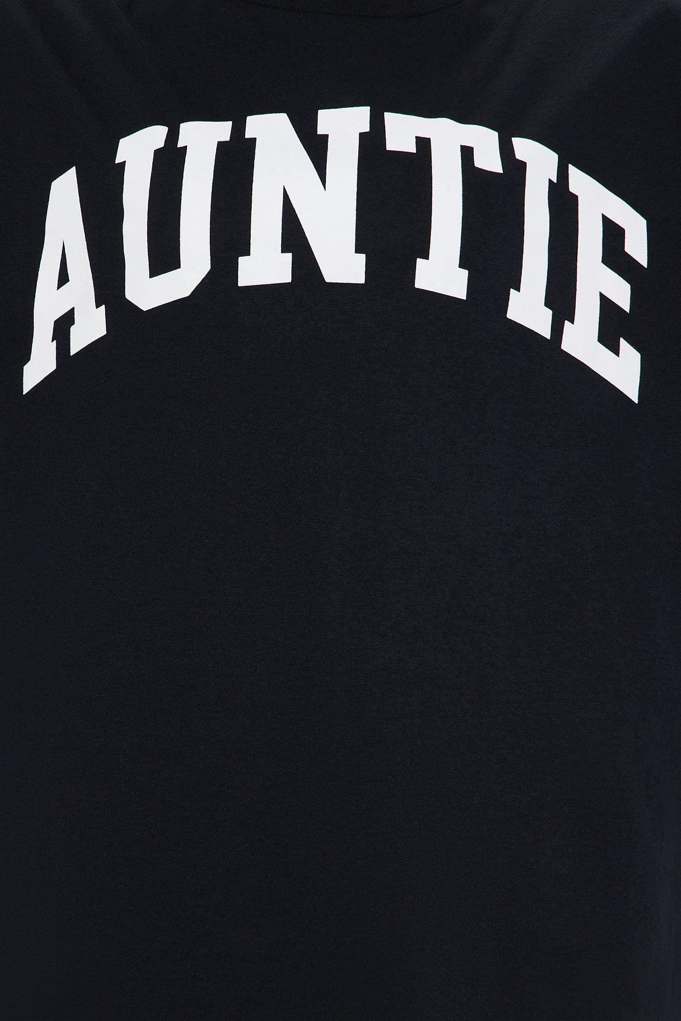 Auntie Club Oversized Tee - Black Product Image