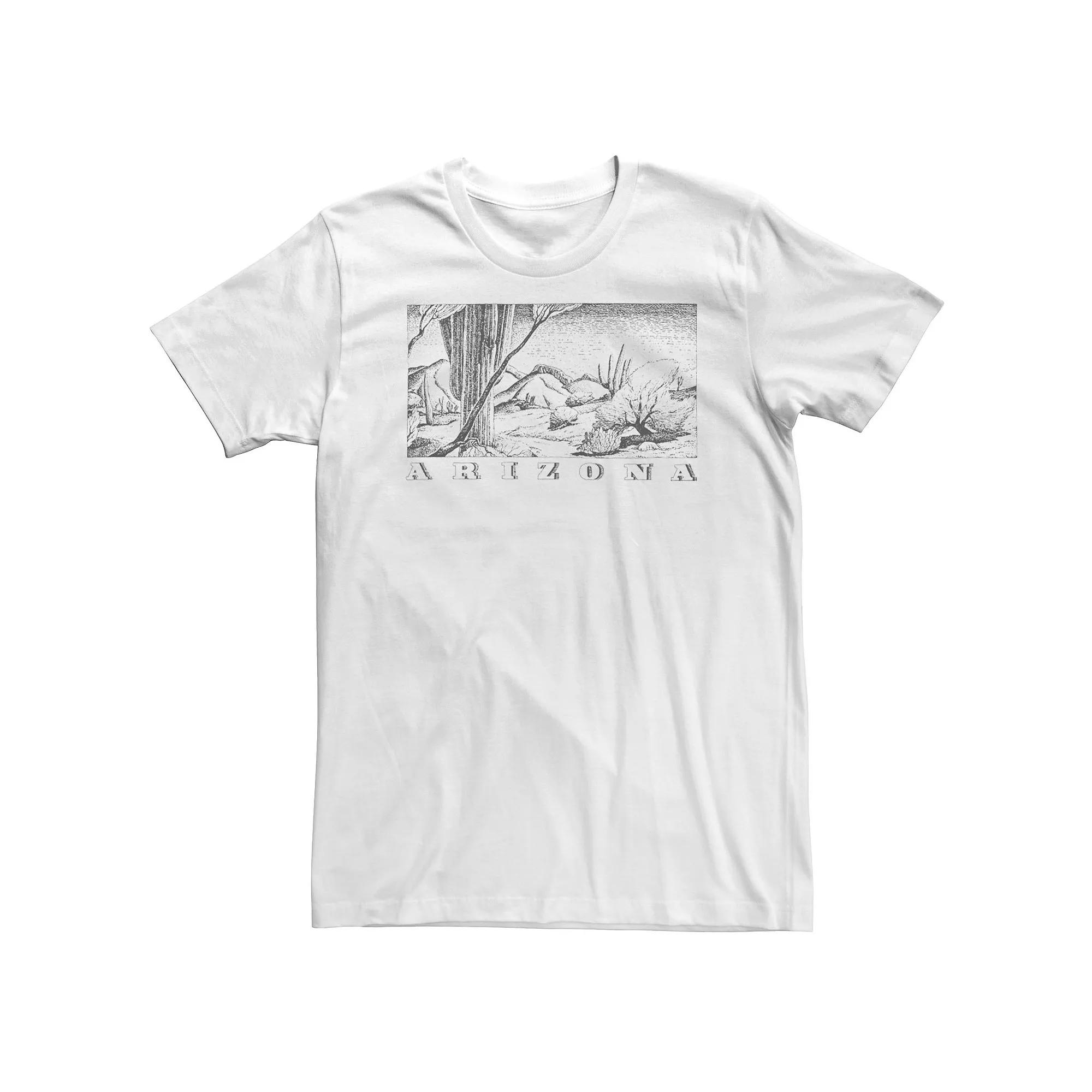 Big & Tall Fifth Sun Arizona Sketch Poster Tee, Men's,  Product Image