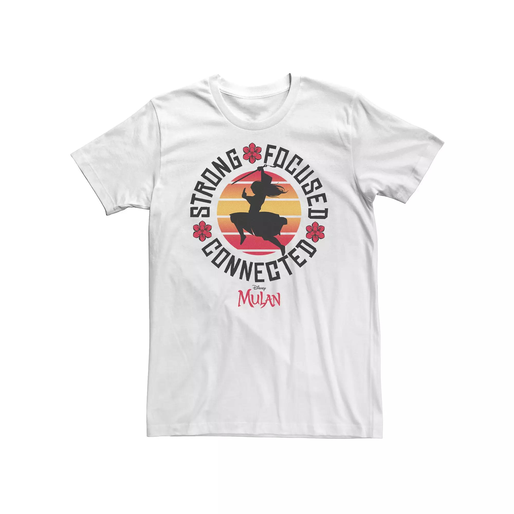 Big & Tall Disney Mulan Live Action Strong Focused Connected Silhouette Tee, Men's,  Product Image
