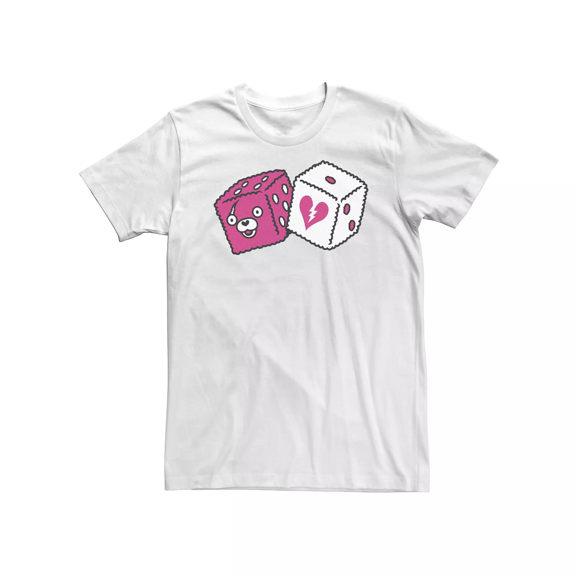Big & Tall Fortnite Cuddle Dice Left Chest Love Tee, Men's,  Product Image