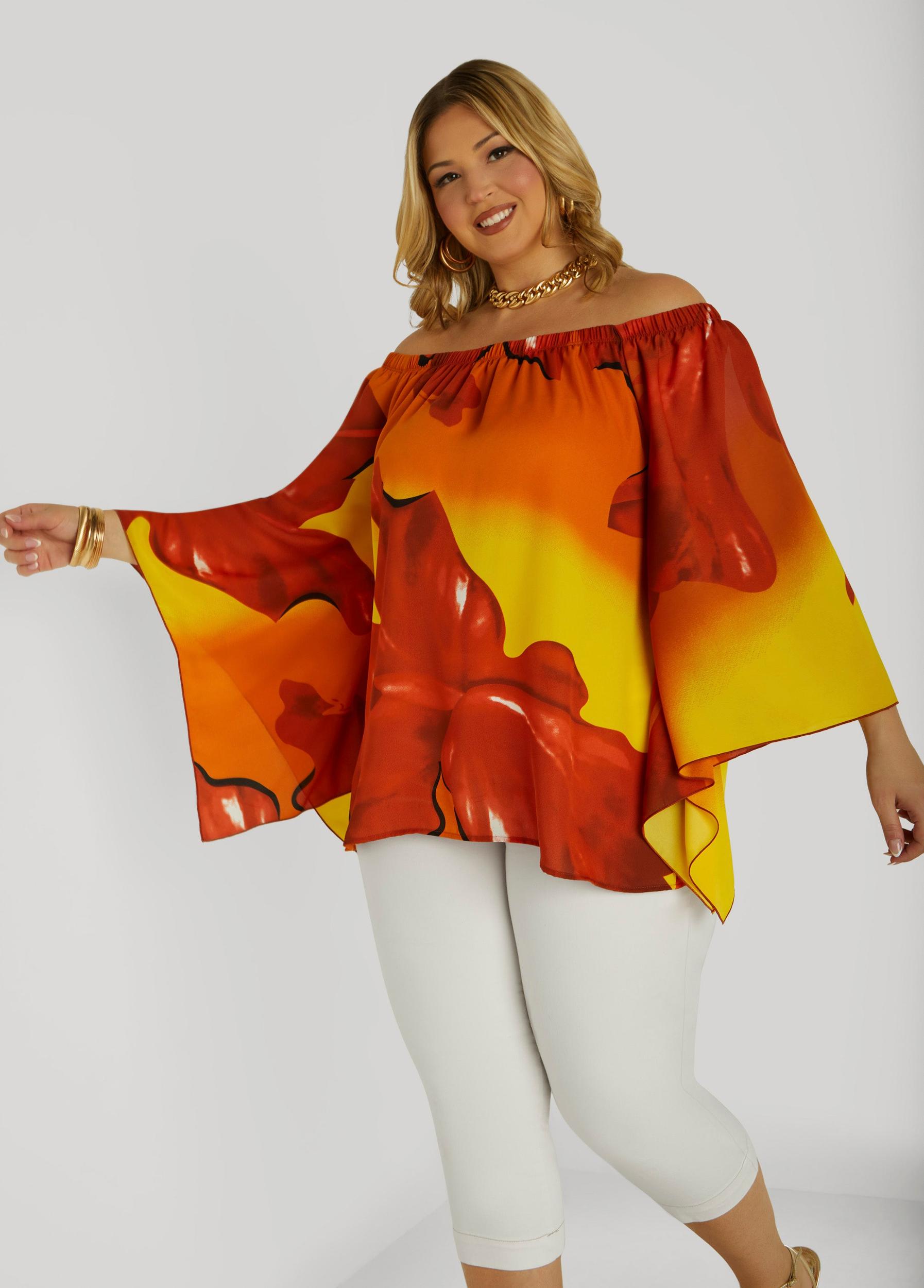 Floral Off The Shoulder Blouse Product Image