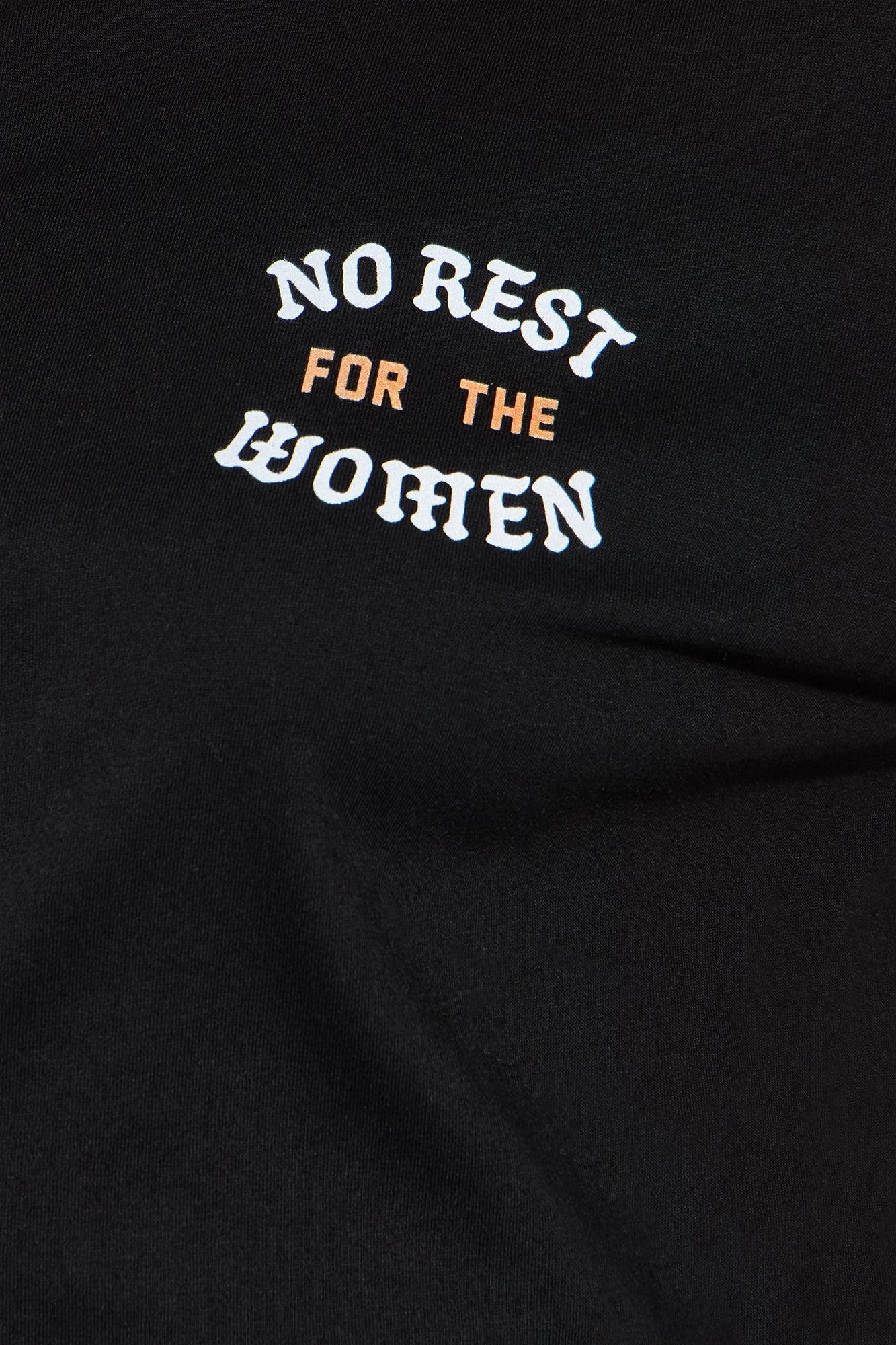 No Rest For The Women Oversized Tee - Black Product Image