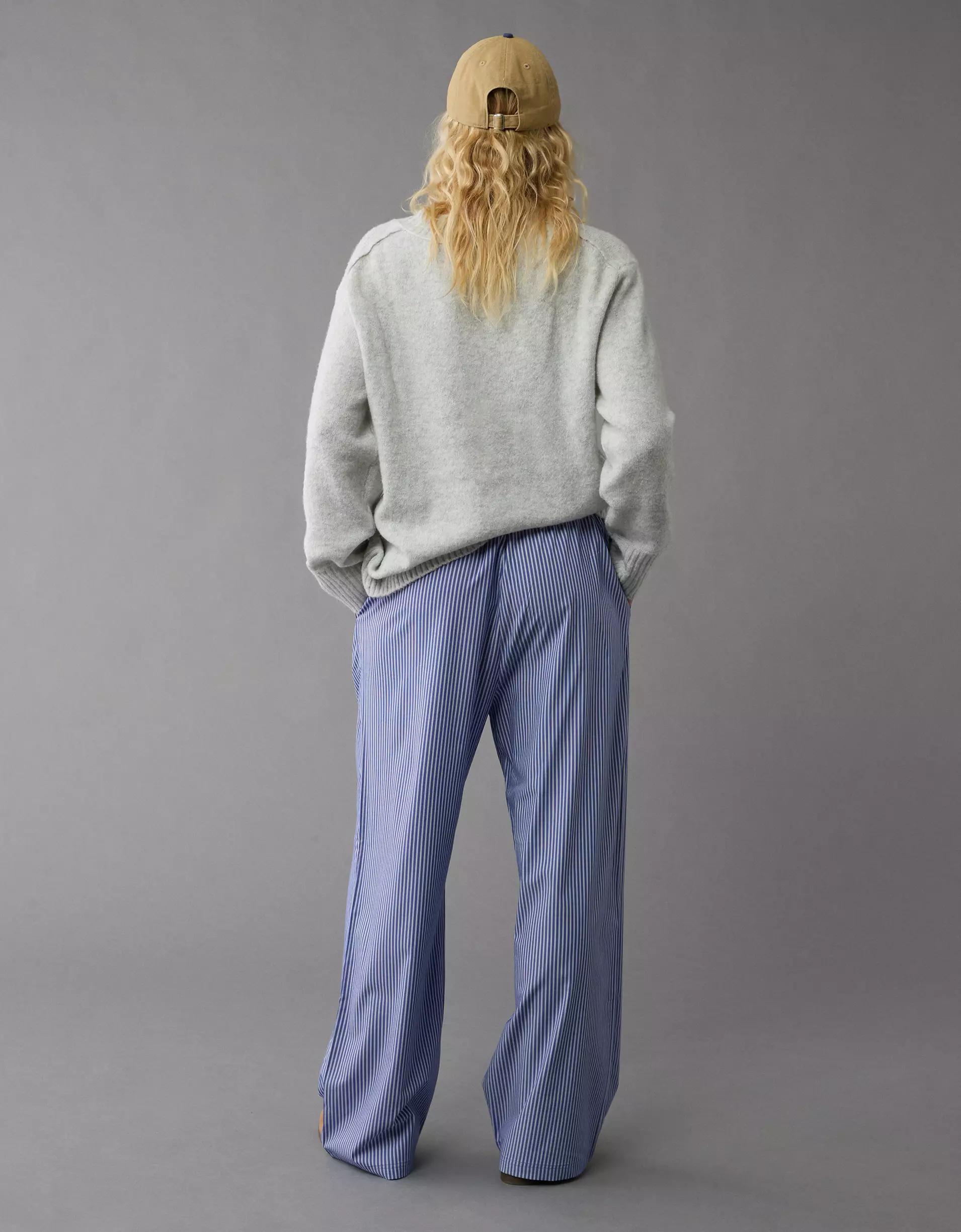 AE Woven Wide-Leg PJ Pant Product Image
