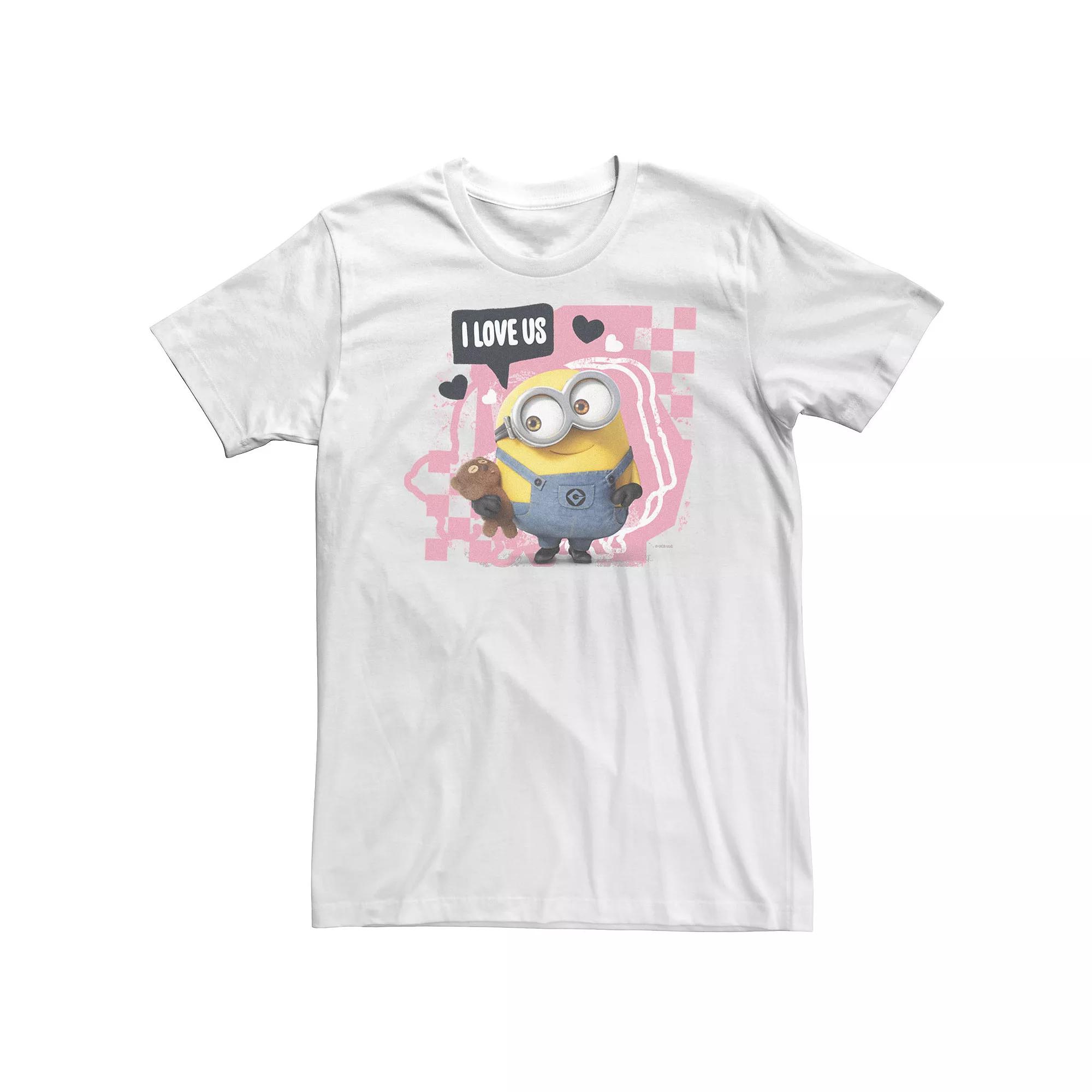 Big & Tall Despicable Me Minions Valentine's Day I Love Us Tee, Men's,  Product Image