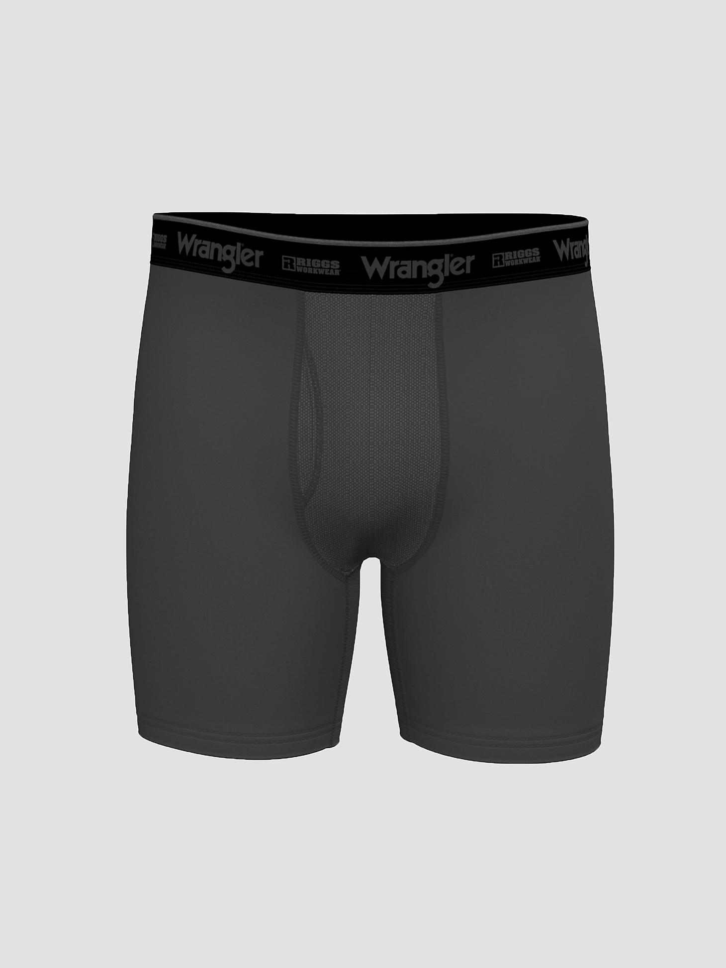 Men's RIGGS Cooling Boxer Brief (3-Pack) in Black/Charcoal/Red Product Image