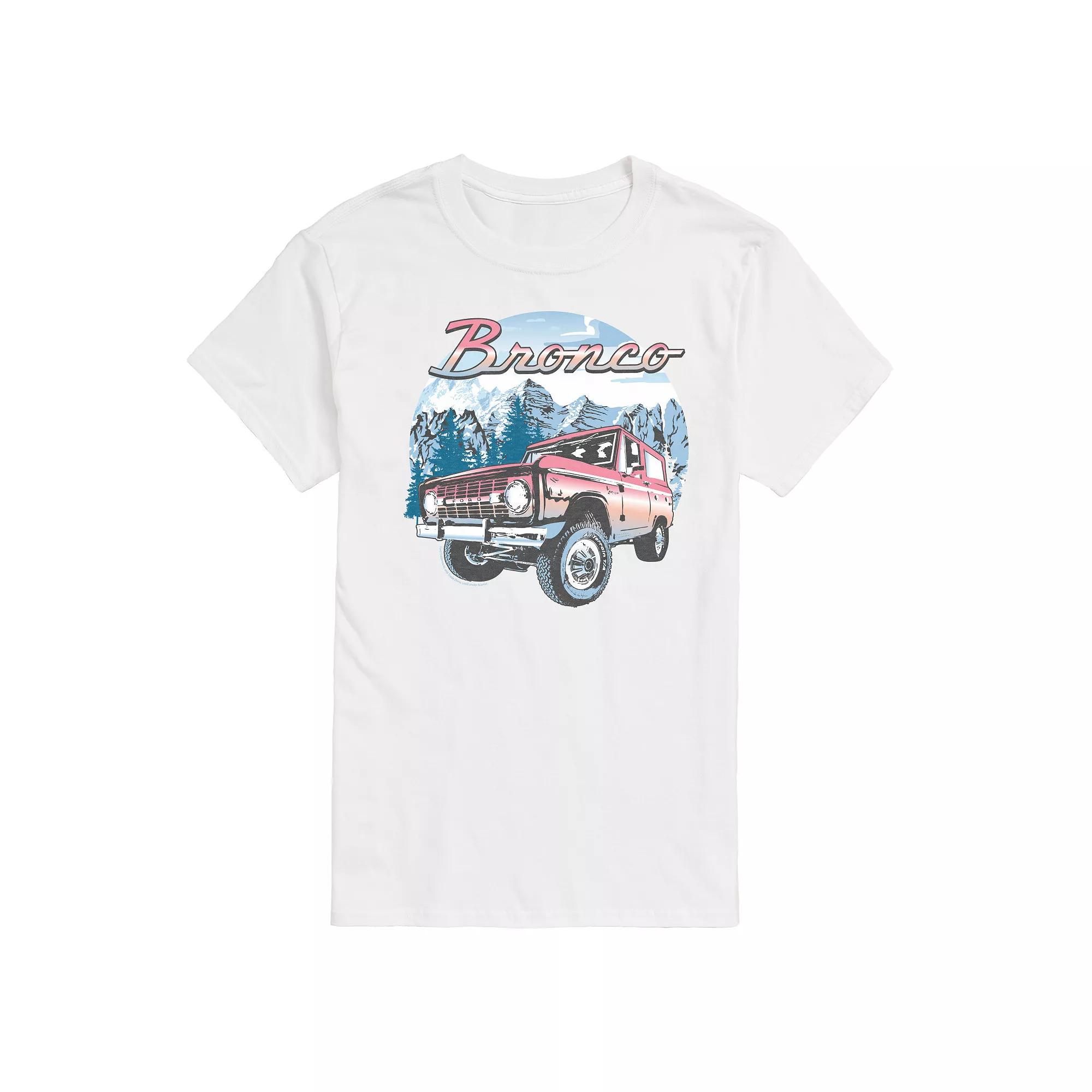 Men's Ford Bronco Snowy Mountains Graphic Tee,  Product Image