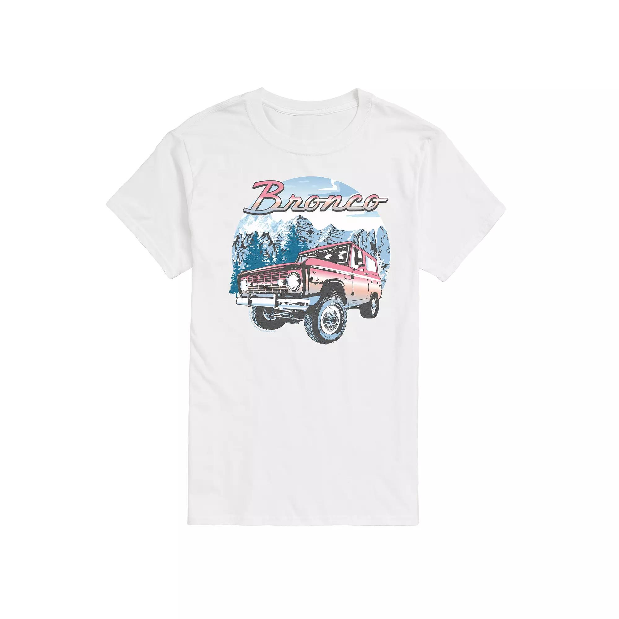 Men's Ford Bronco Snowy Mountains Graphic Tee,  Product Image
