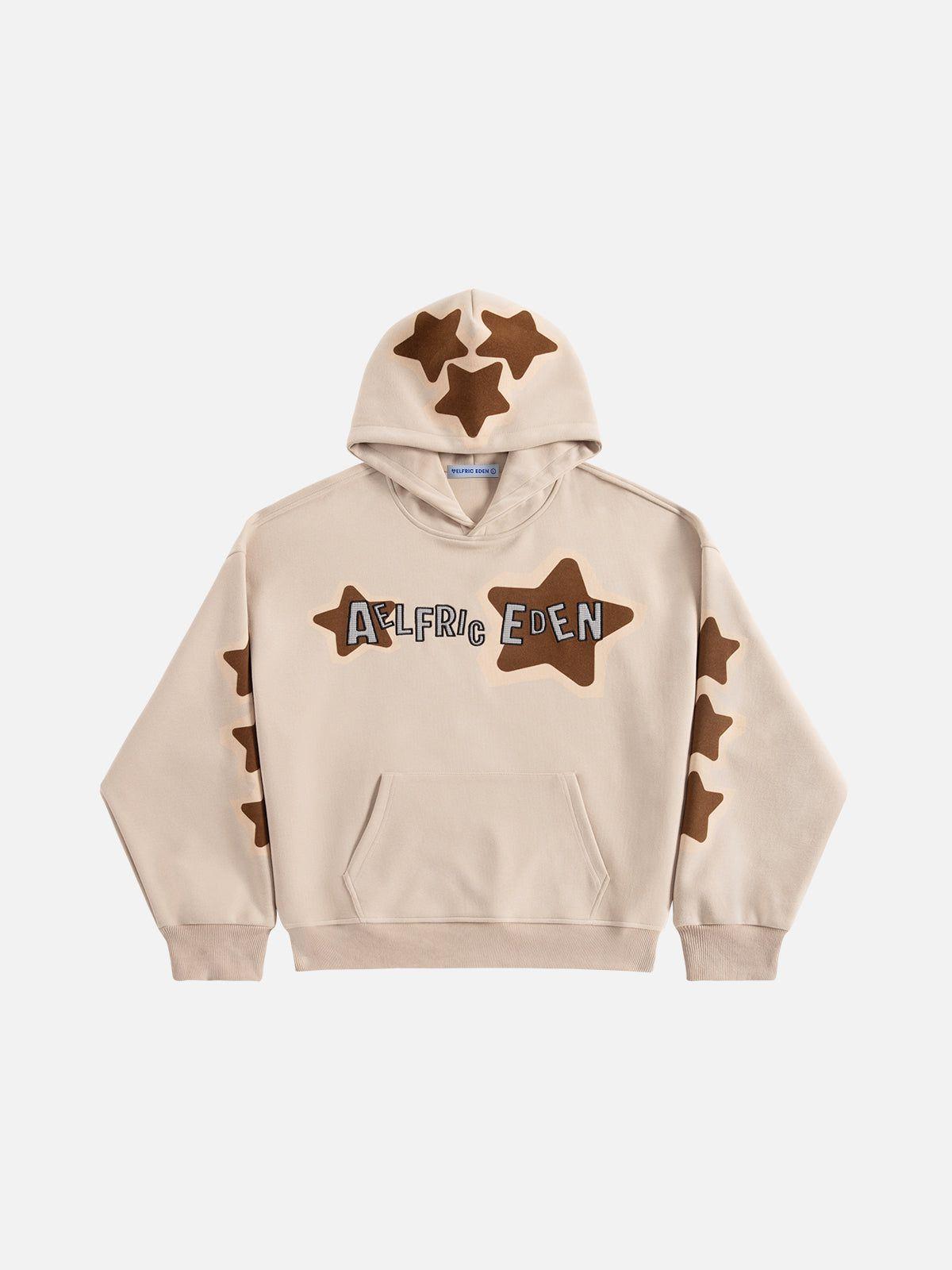 Aelfric Eden Applique Embroidery Eden Star Pullover Hoodie Product Image