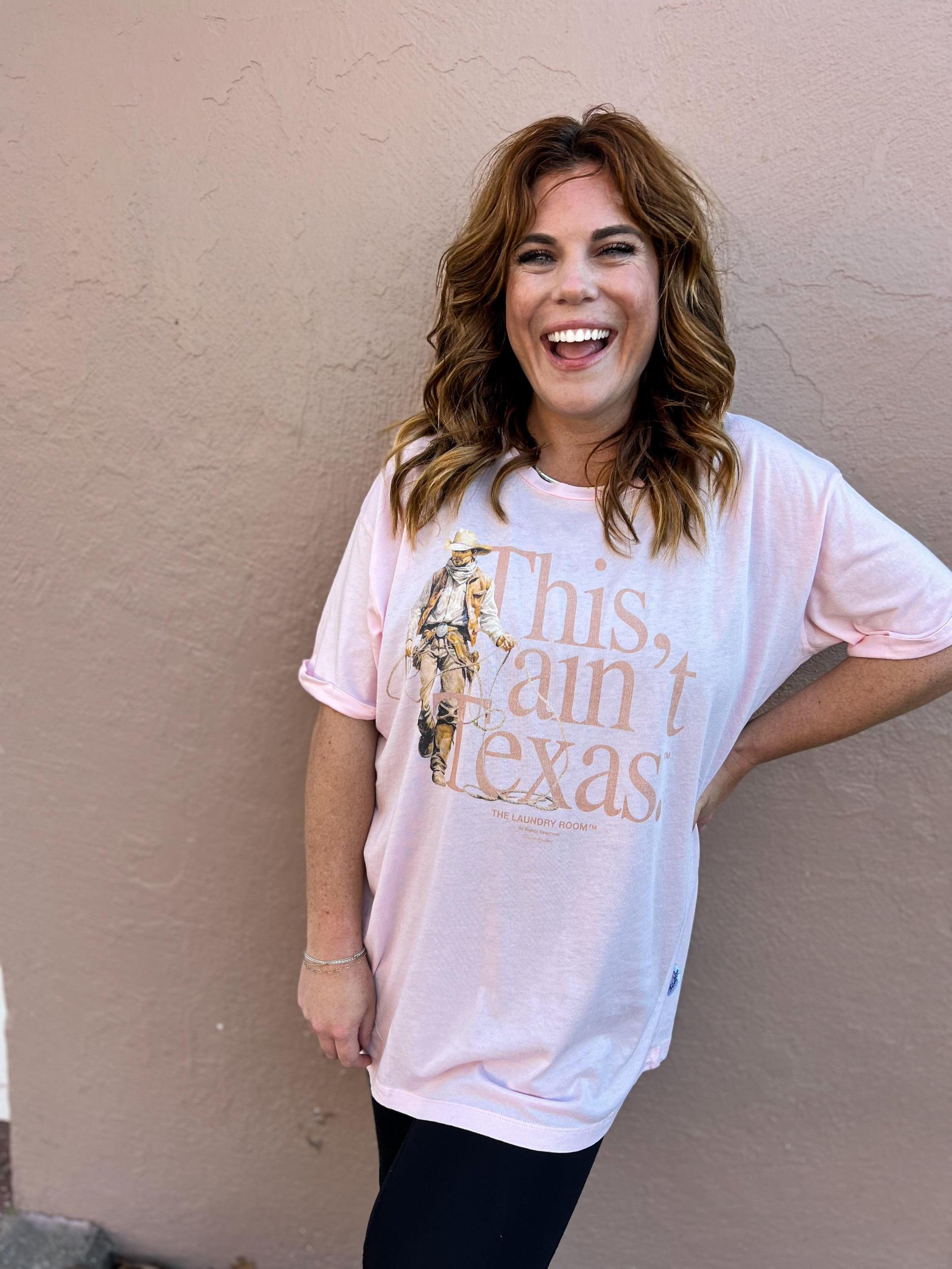 This Ain't Texas Roper Oversized Tee Product Image