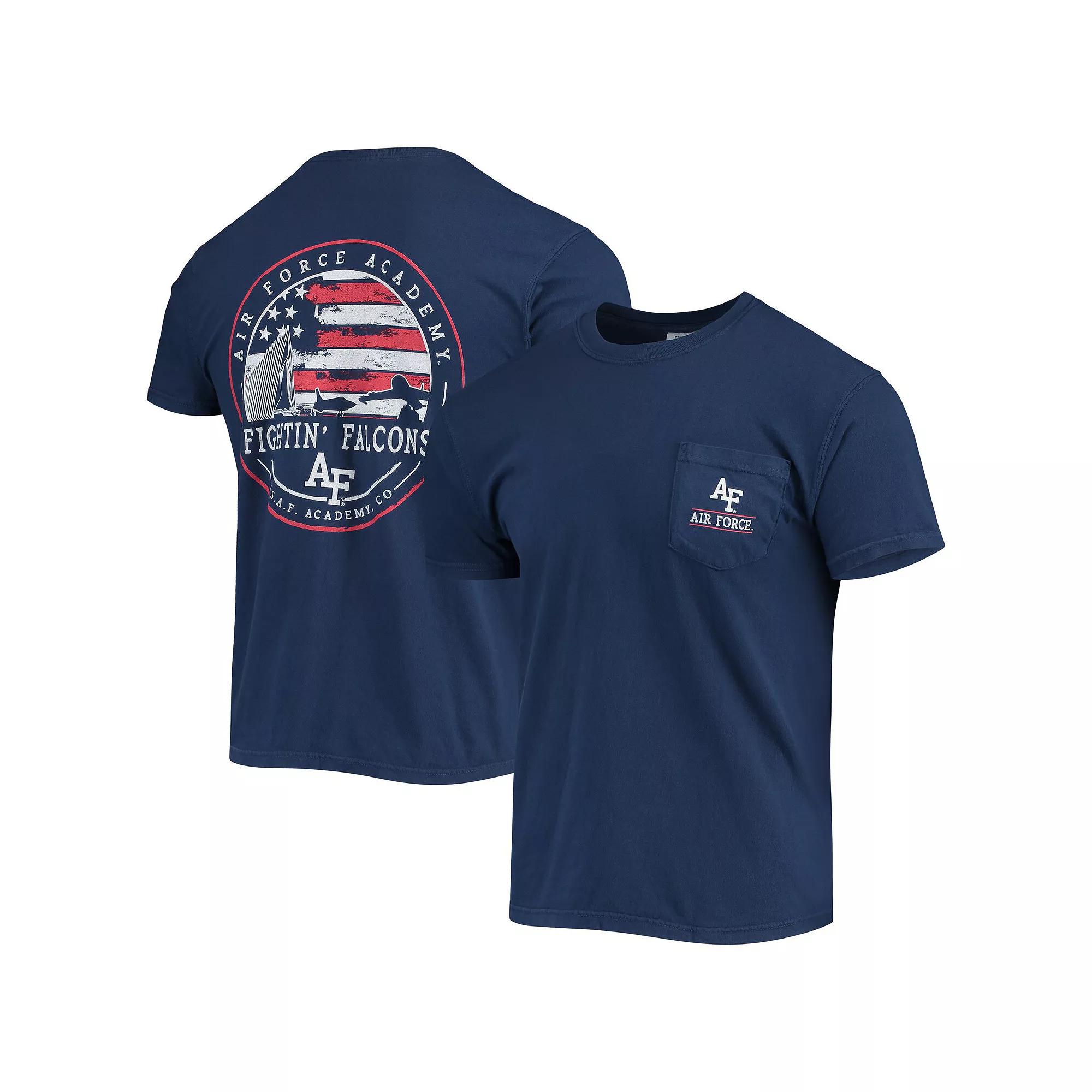 Men's Navy Air Force Falcons Campus Americana T-Shirt,  Product Image