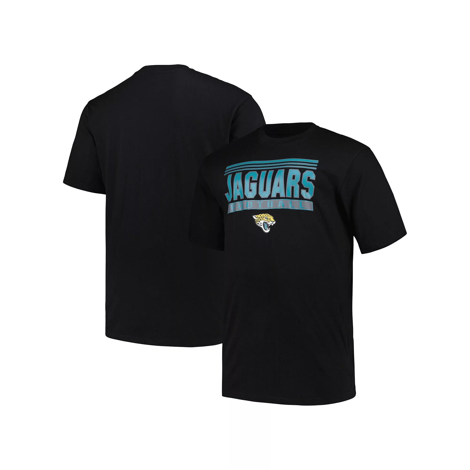 Men's Fanatics Black Jacksonville Jaguars Big & Tall Pop T-Shirt,  Product Image