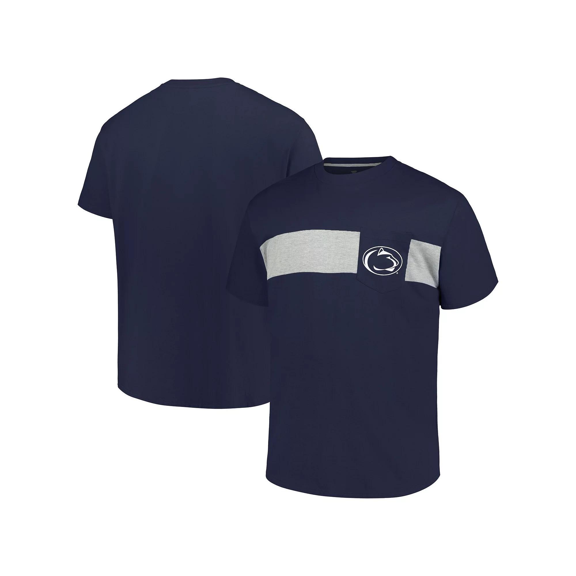 Men's Profile Navy Penn State Nittany Lions Big & Tall Color Stripe T-Shirt,  Product Image