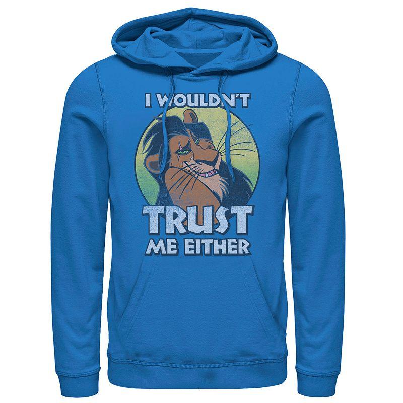 Disney's The Lion King Scar Men's I Wouldn't Trust Me Either Pullover Hoodie,  Product Image