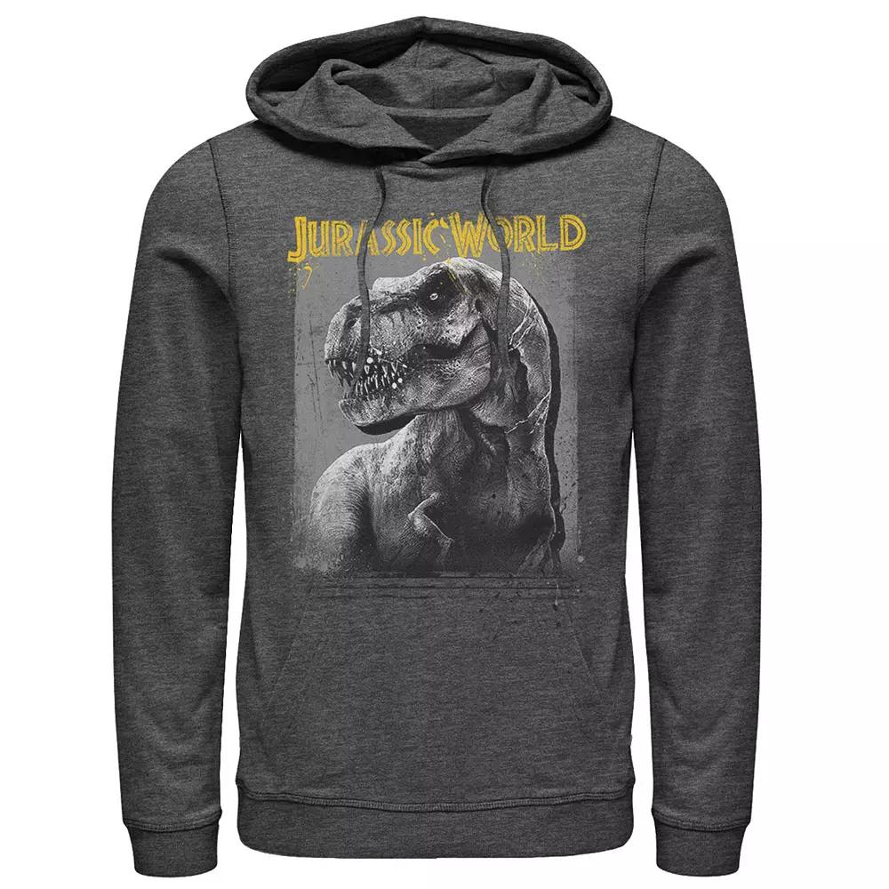 Men's Jurassic World T-Rex Profile Shading Graphic Pullover Hoodie,  Product Image