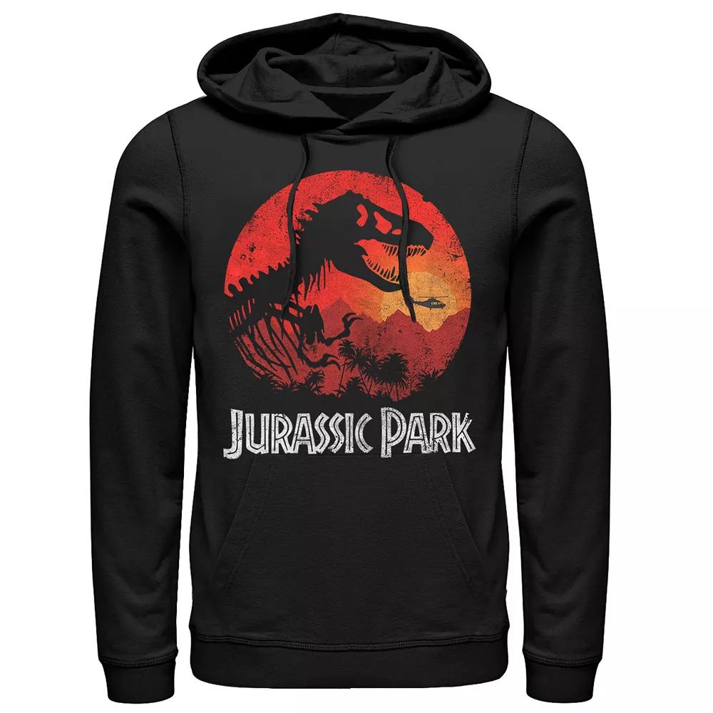 Men's Jurassic World Classic Metal Coin Logo Graphic Pullover Hoodie,  Product Image