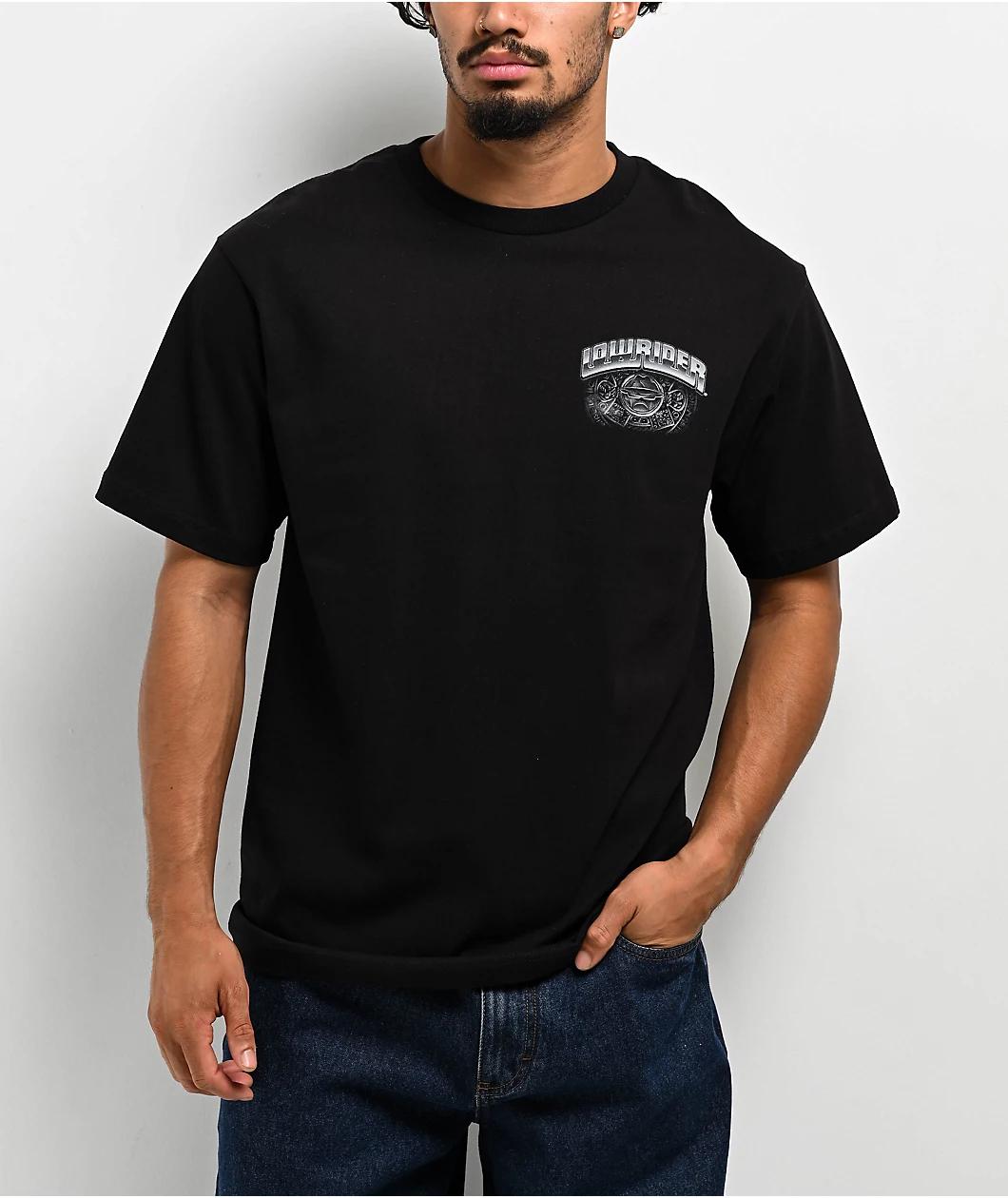 Lowrider Golo Calendar Black T-Shirt Product Image