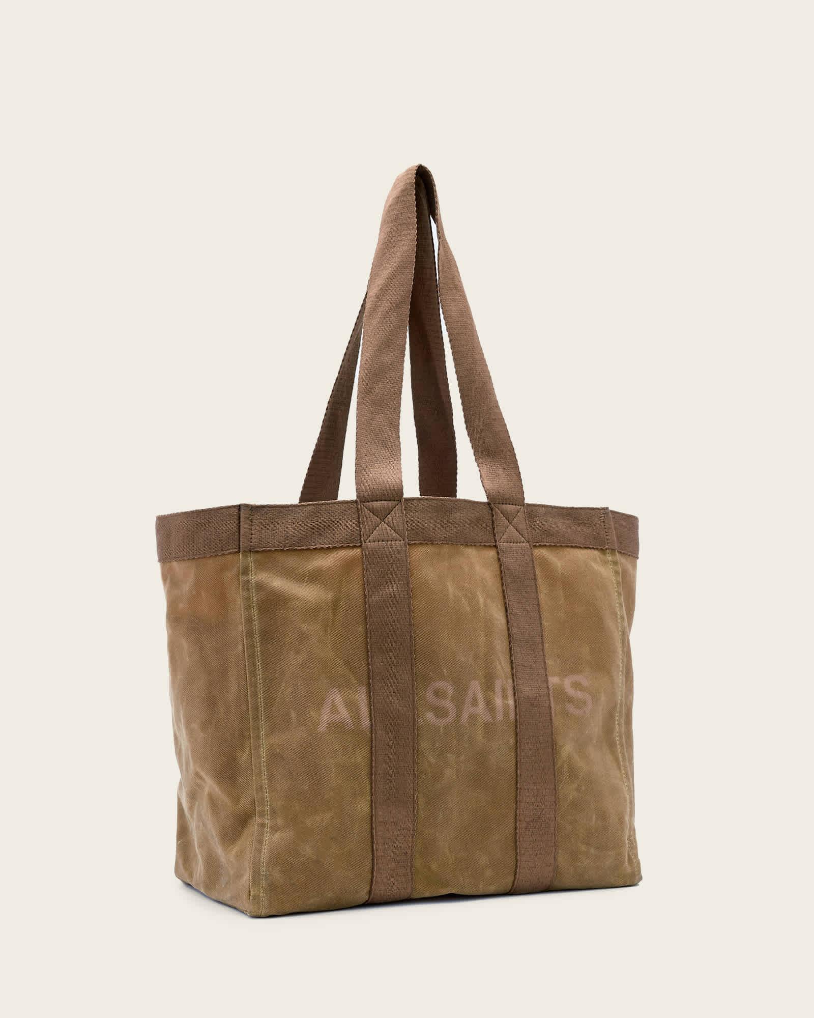 Layo Spacious Canvas Tote Bag WEATHERED BROWN | ALLSAINTS US Product Image