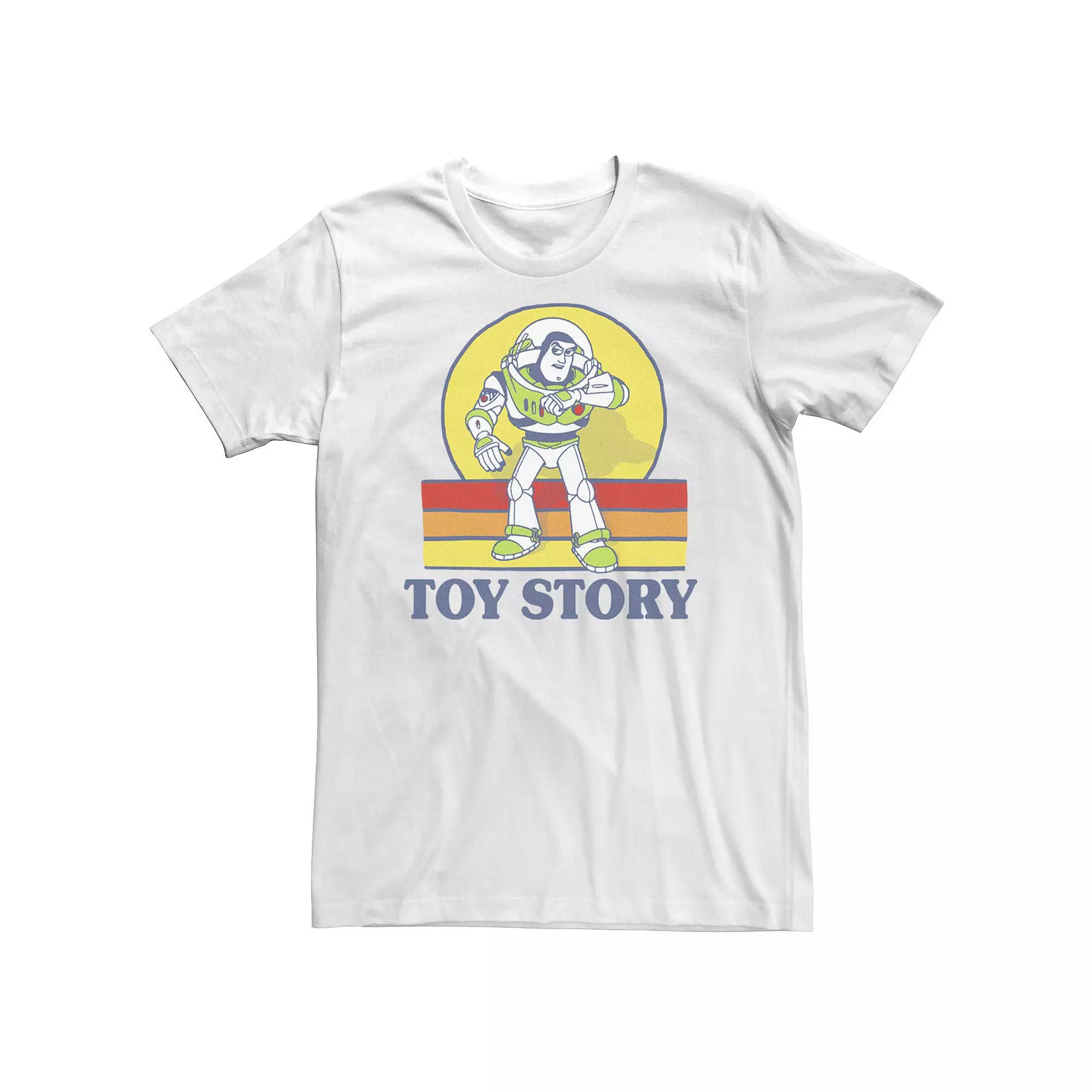 Big & Tall Disney / Pixar Toy Story Buzz Lightyear Retro Portrait Logo Tee, Men's,  Product Image