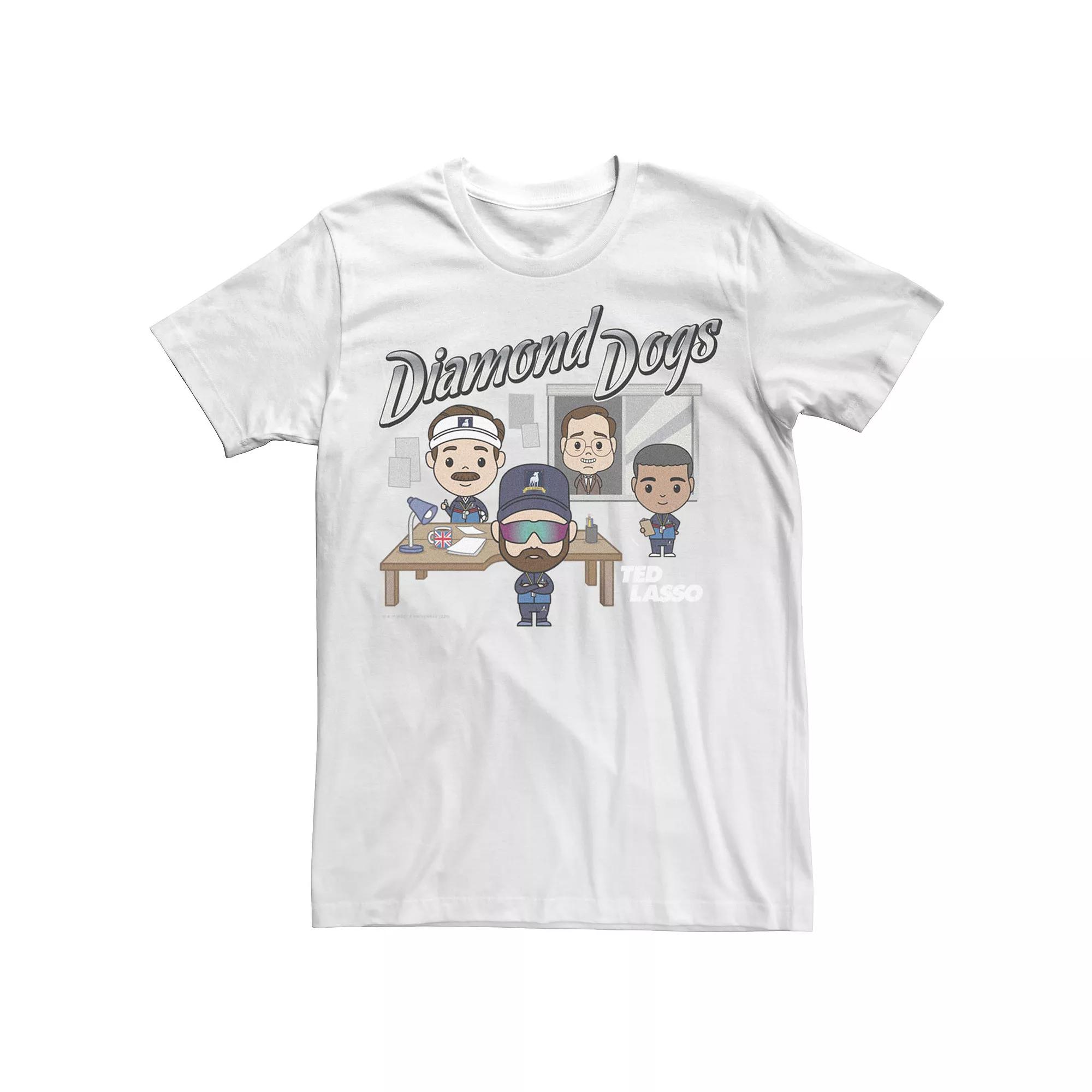 Men's Ted Lasso Diamond Dogs Office Graphic Tee,  Product Image
