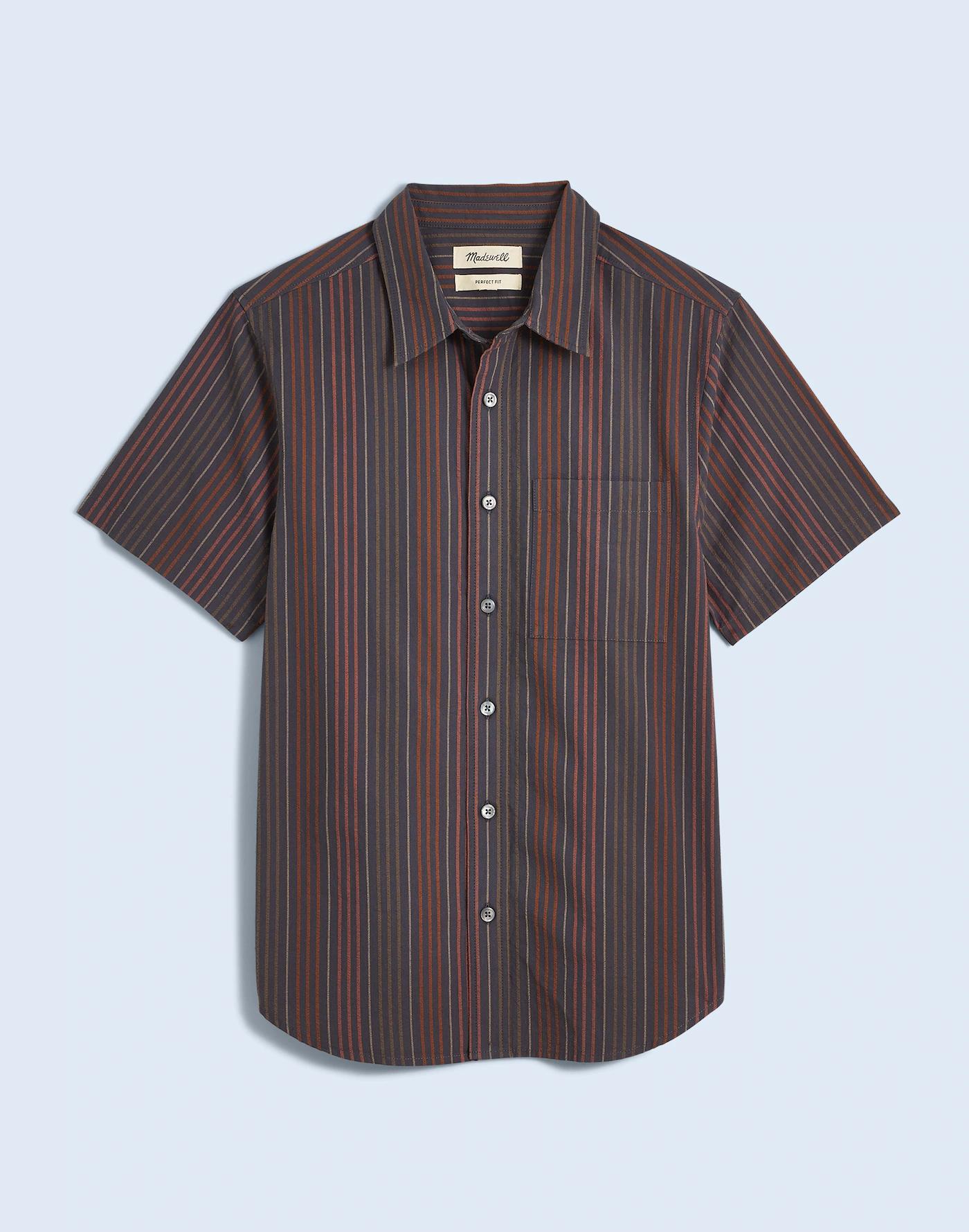 Perfect Short-Sleeve Shirt in Seersucker Product Image