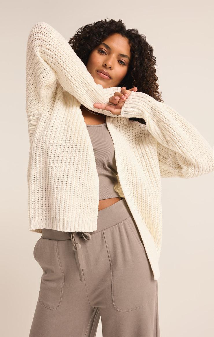 SUTTON RIB CARDIGAN Product Image