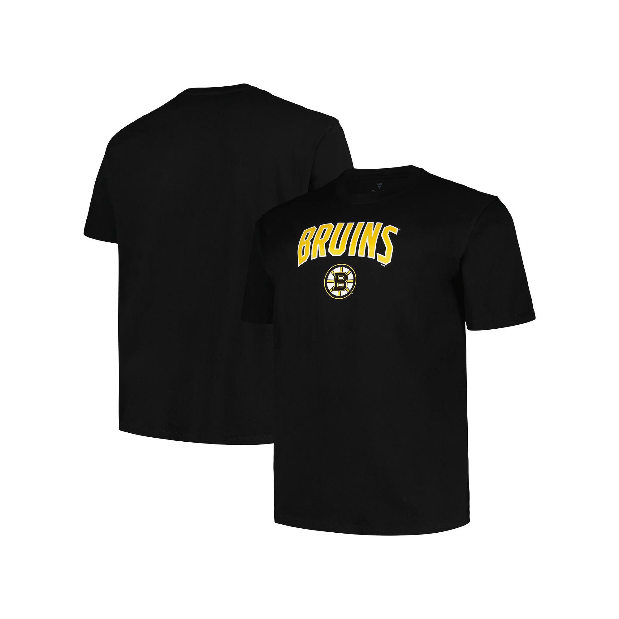Men's Profile Black Boston Bruins Big & Tall Arch Over Logo T-Shirt,  Product Image