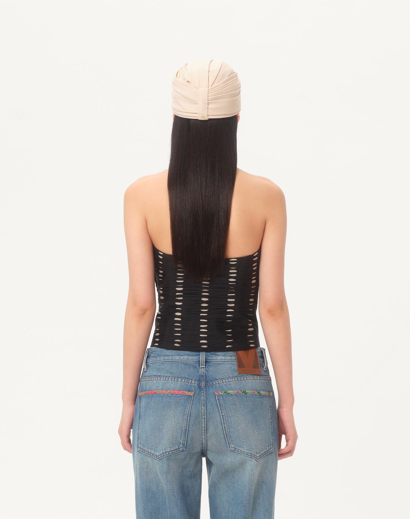 Chiffon Top With Plusdepois Print Product Image