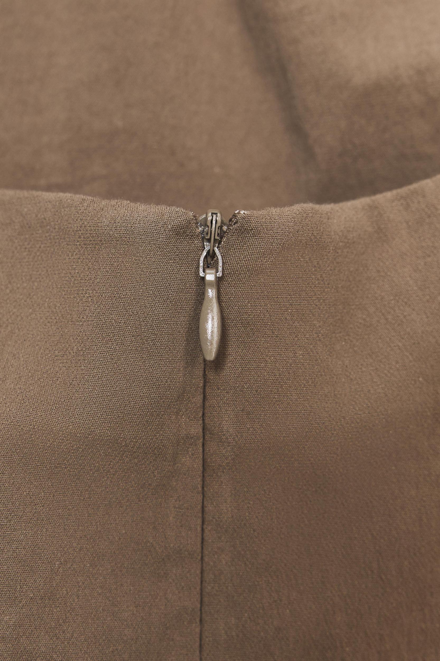 HALTER MIDI DRESS WITH TRIM Product Image