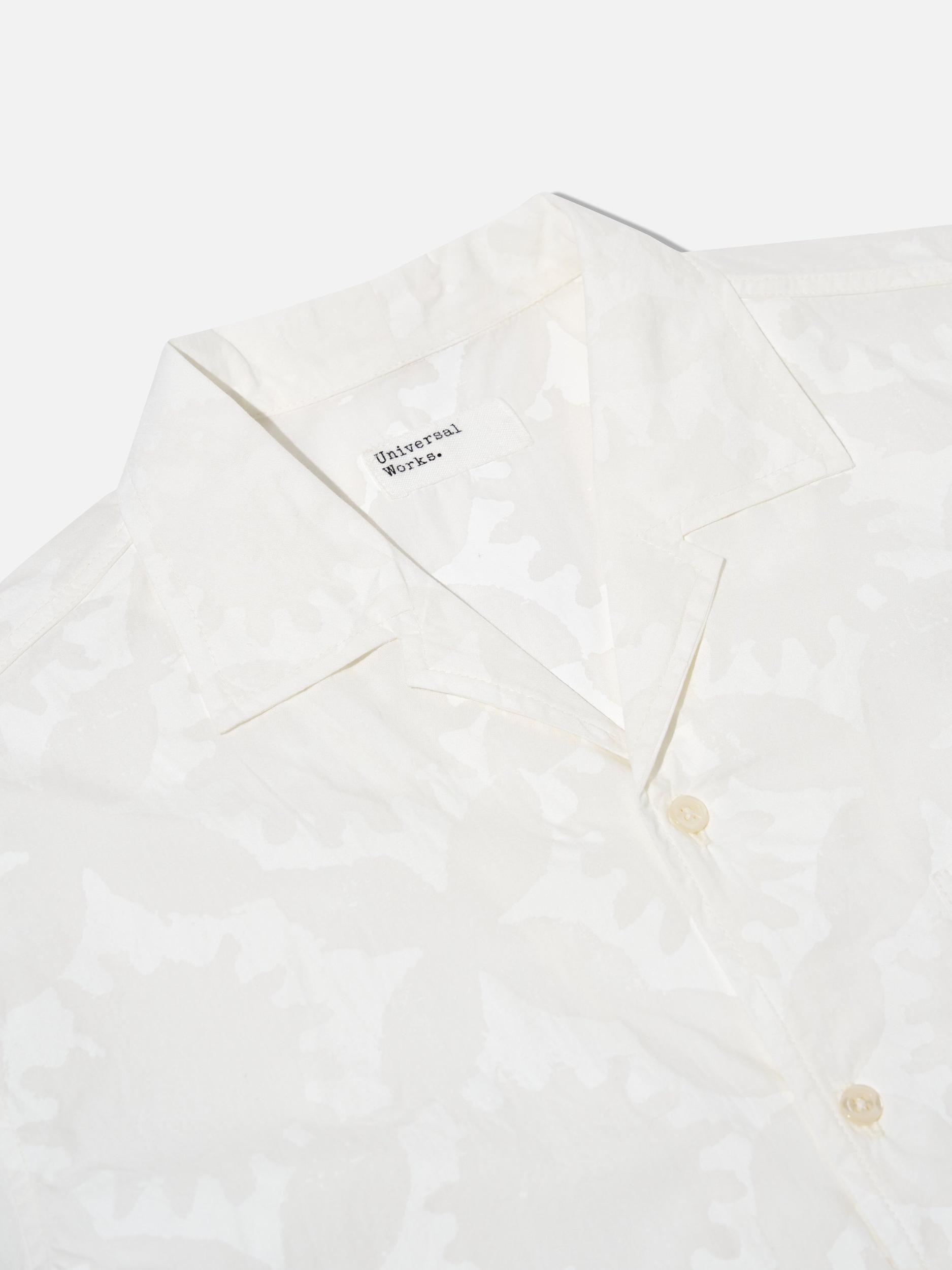 Ecru Sun Print Poplin Minari Shirt Product Image