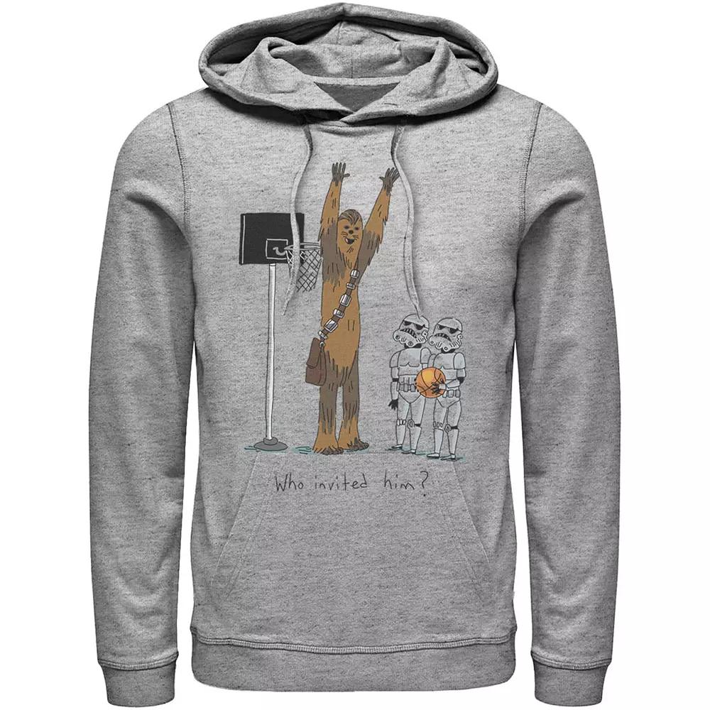 Men's Star Wars Chewbacca Basketball Who Invited Him Hoodie,  Product Image