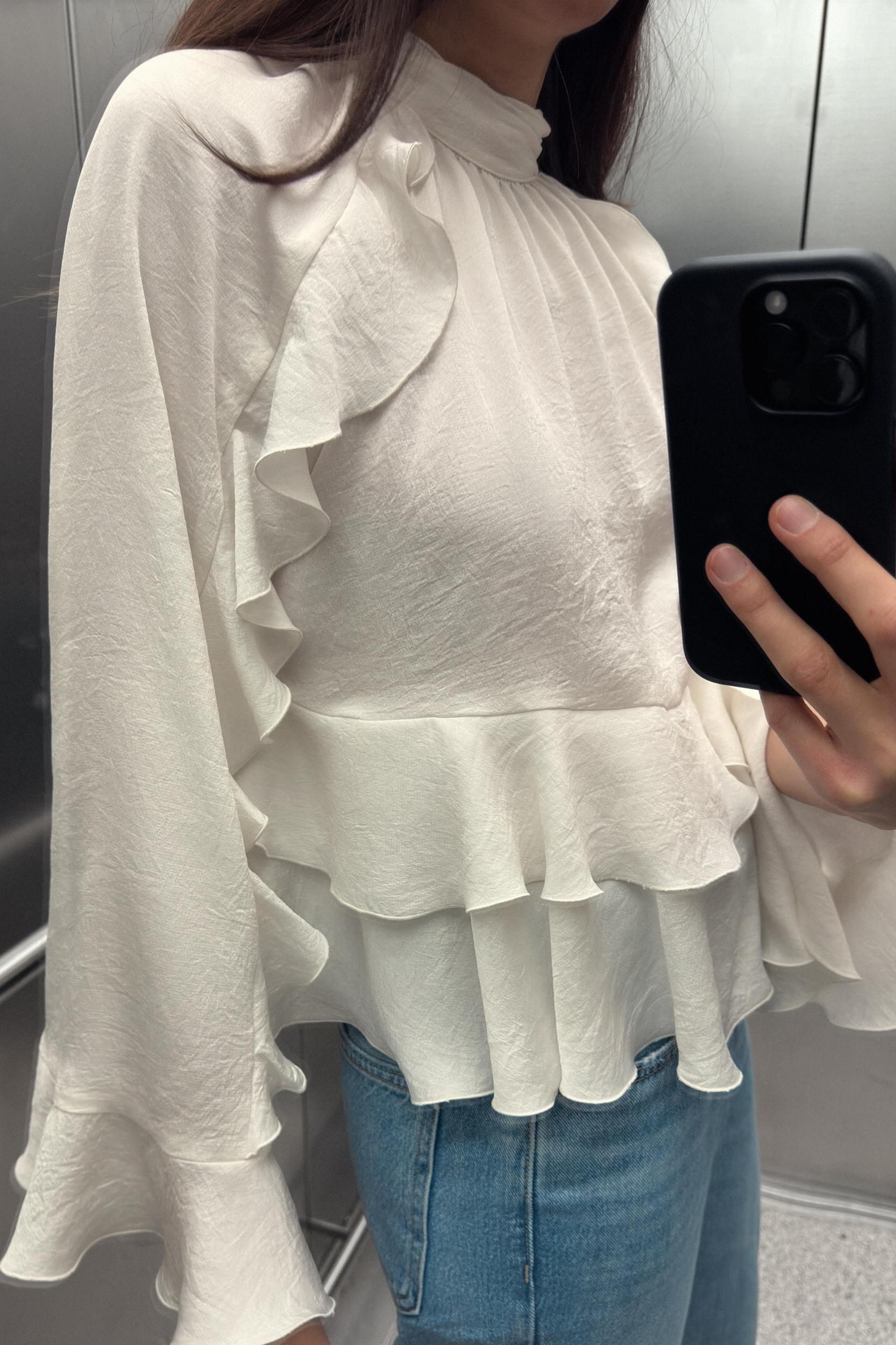 RUFFLED BLOUSE Product Image