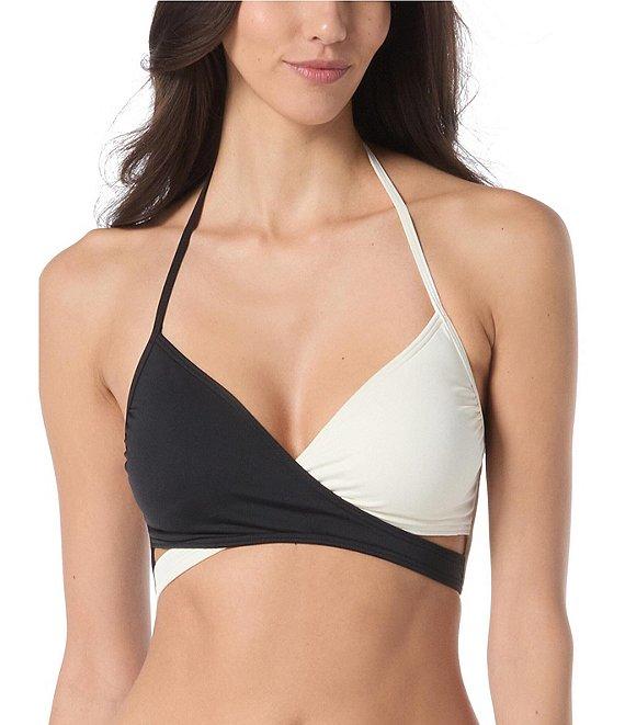 Vince Camuto Colorblock V-High Hipster Swim Bottom Product Image